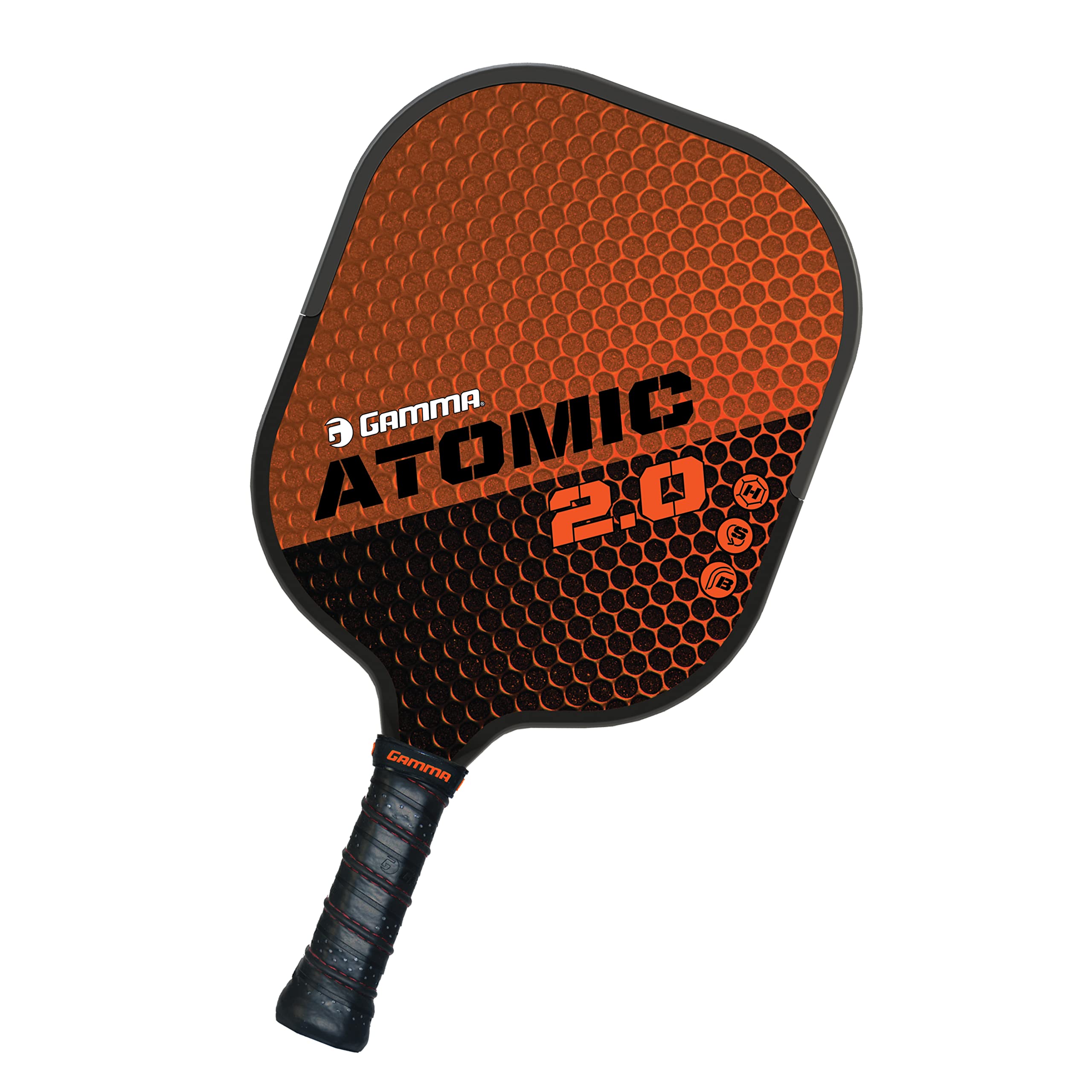 GAMMA Sports 2.0 Pickleball Paddle, Graphite, Composite Power, Men and Women, Indoor and Outdoor Racket