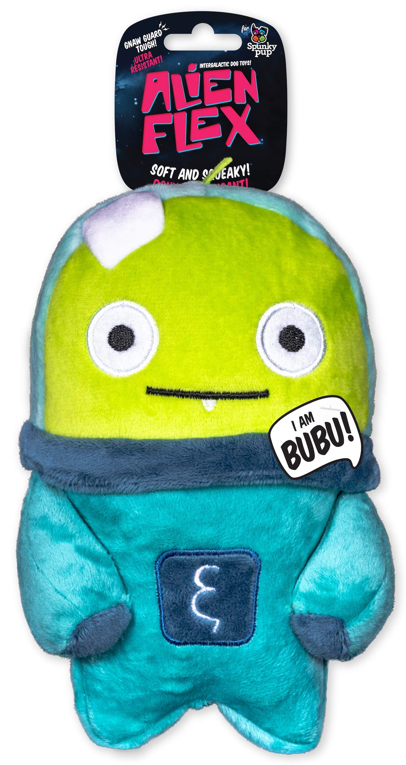 NEW! Spunky Pup Alien Flex Plush Toy-Bubu