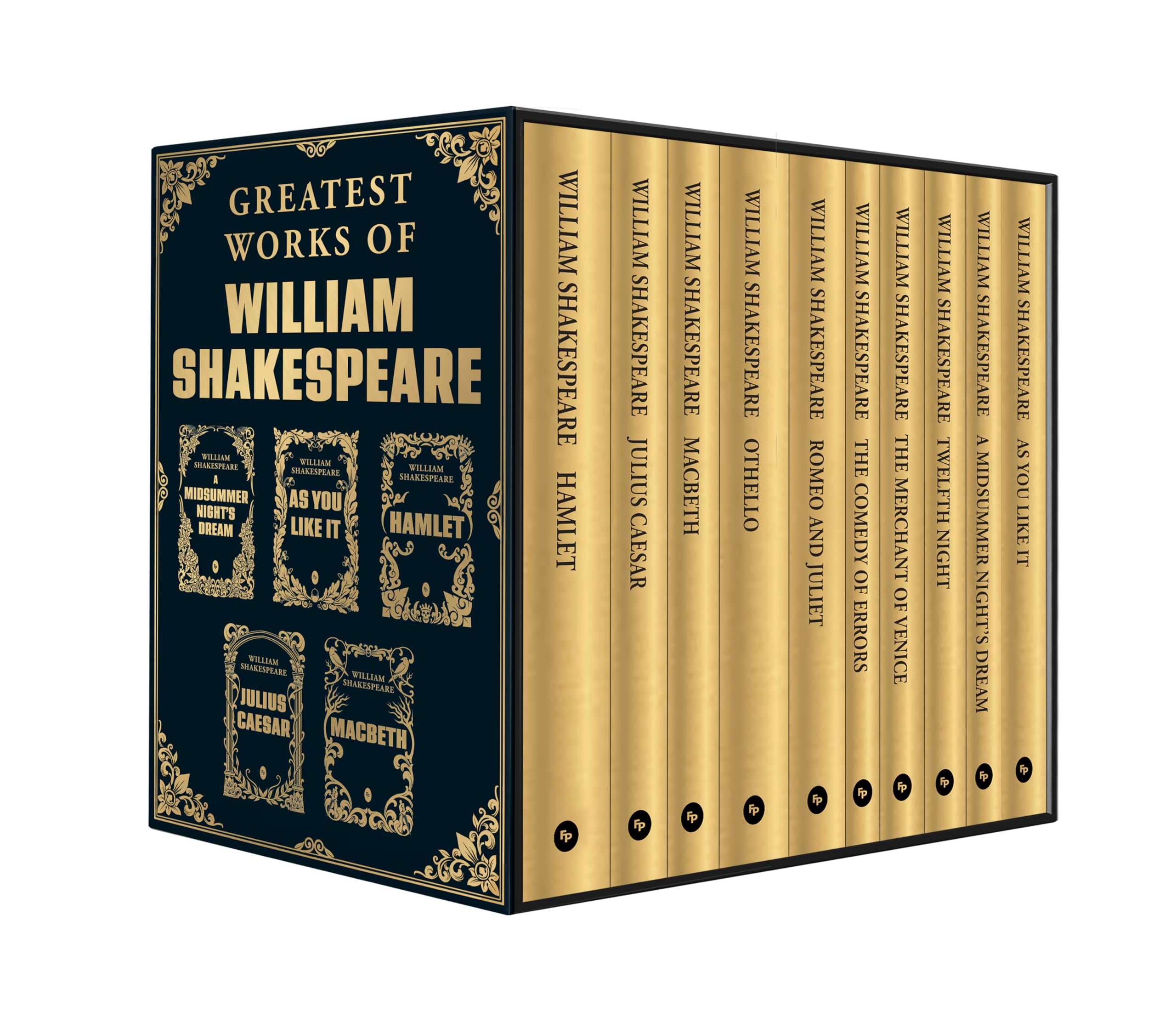 Greatest Works of William Shakespeare: Boxed Set of 10 Paperback – April 14, 2023