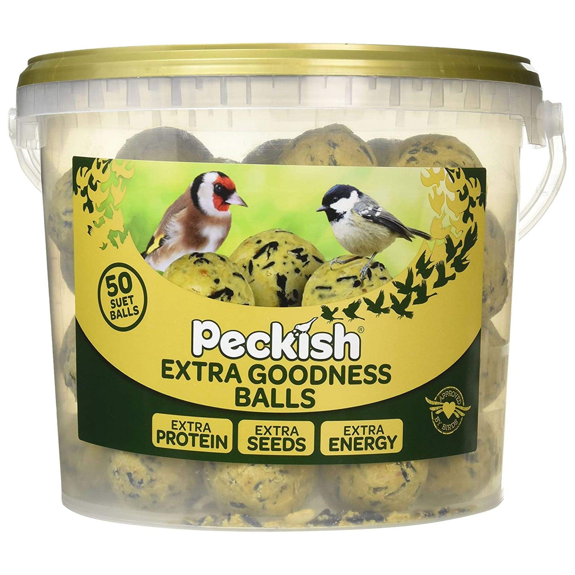 PeckishExtra Goodness Energy Ball 50 Tub, 60051413