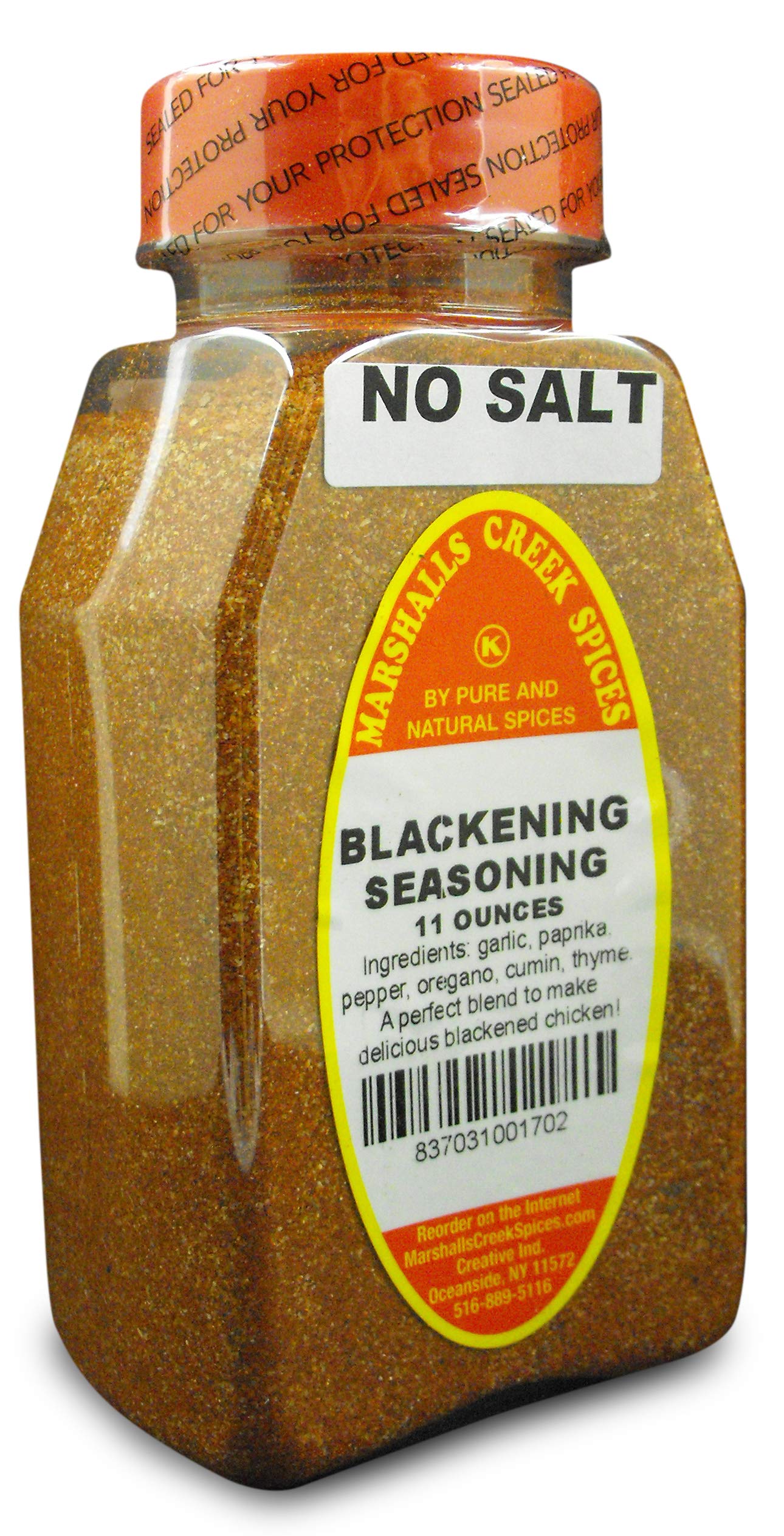 Marshalls Creek SpicesBlackening Seasoning No Salt 330ml New