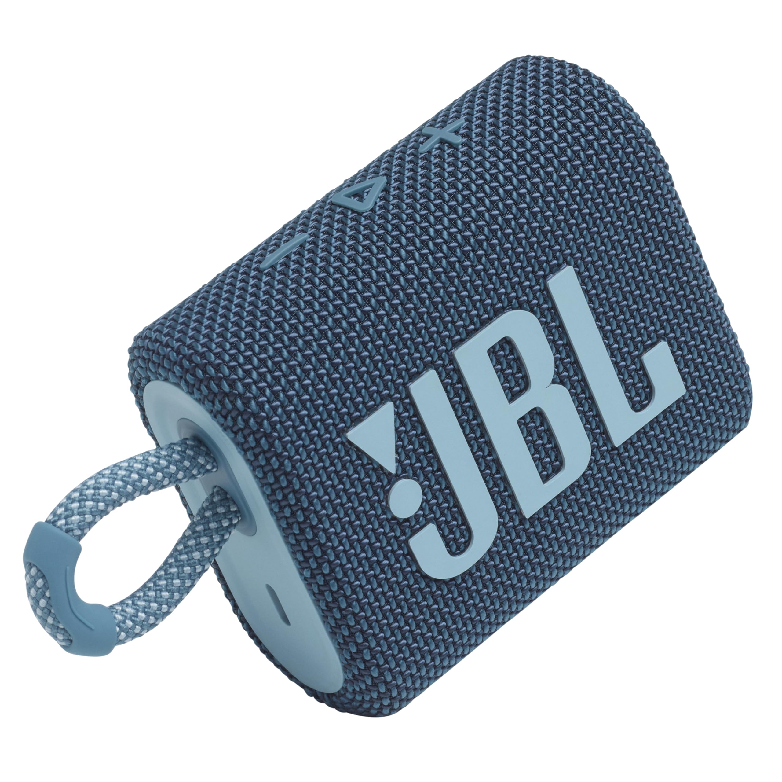 JBLGo 3 - Portable Mini Bluetooth Speaker, big audio and punchy bass, IP67 waterproof and dustproof, 5 hours of playtime, speaker for home, outdoor and travel (Blue)