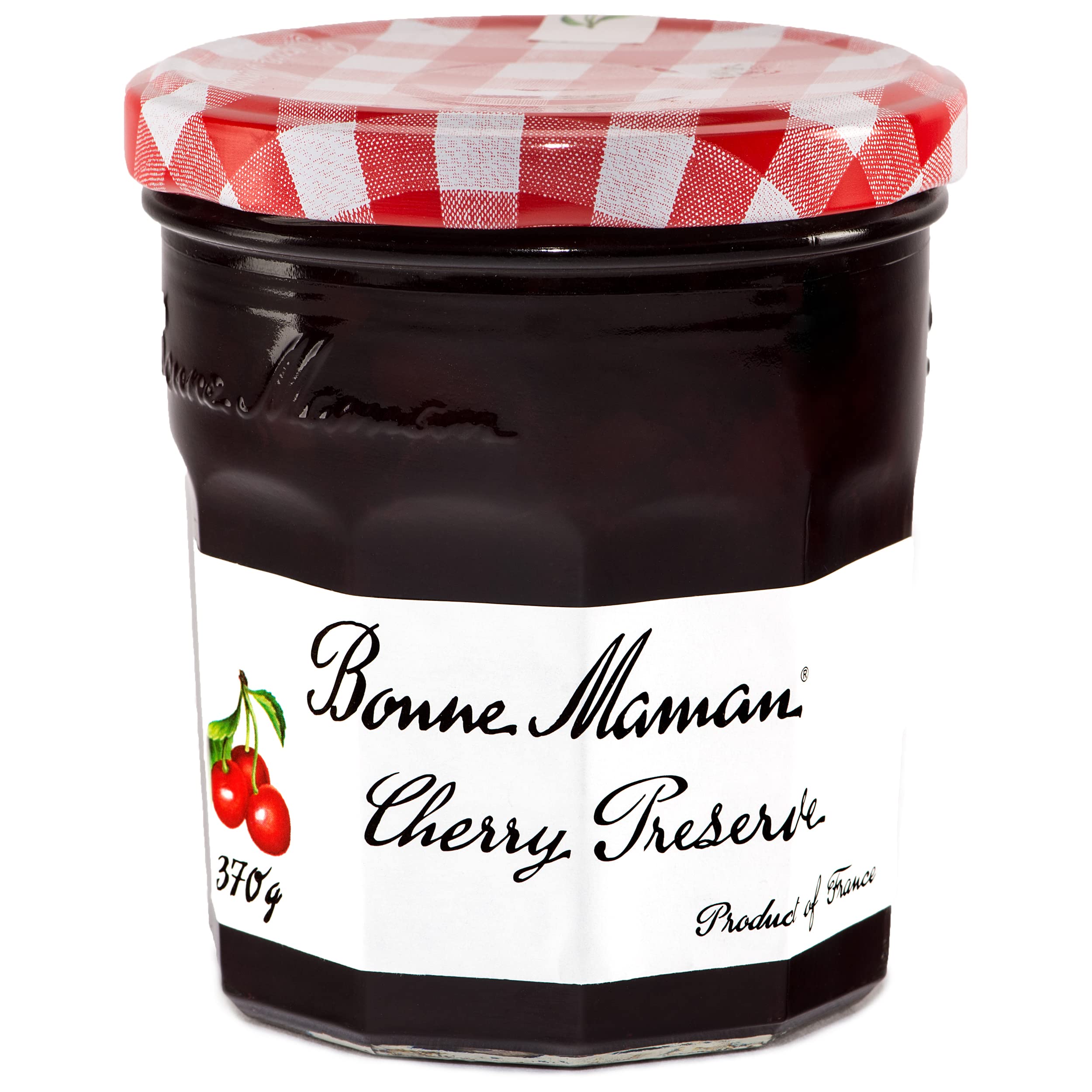 Bonne Maman Cherry Preserve, Marmalade Fruit Jam, 13 oz / 370 g