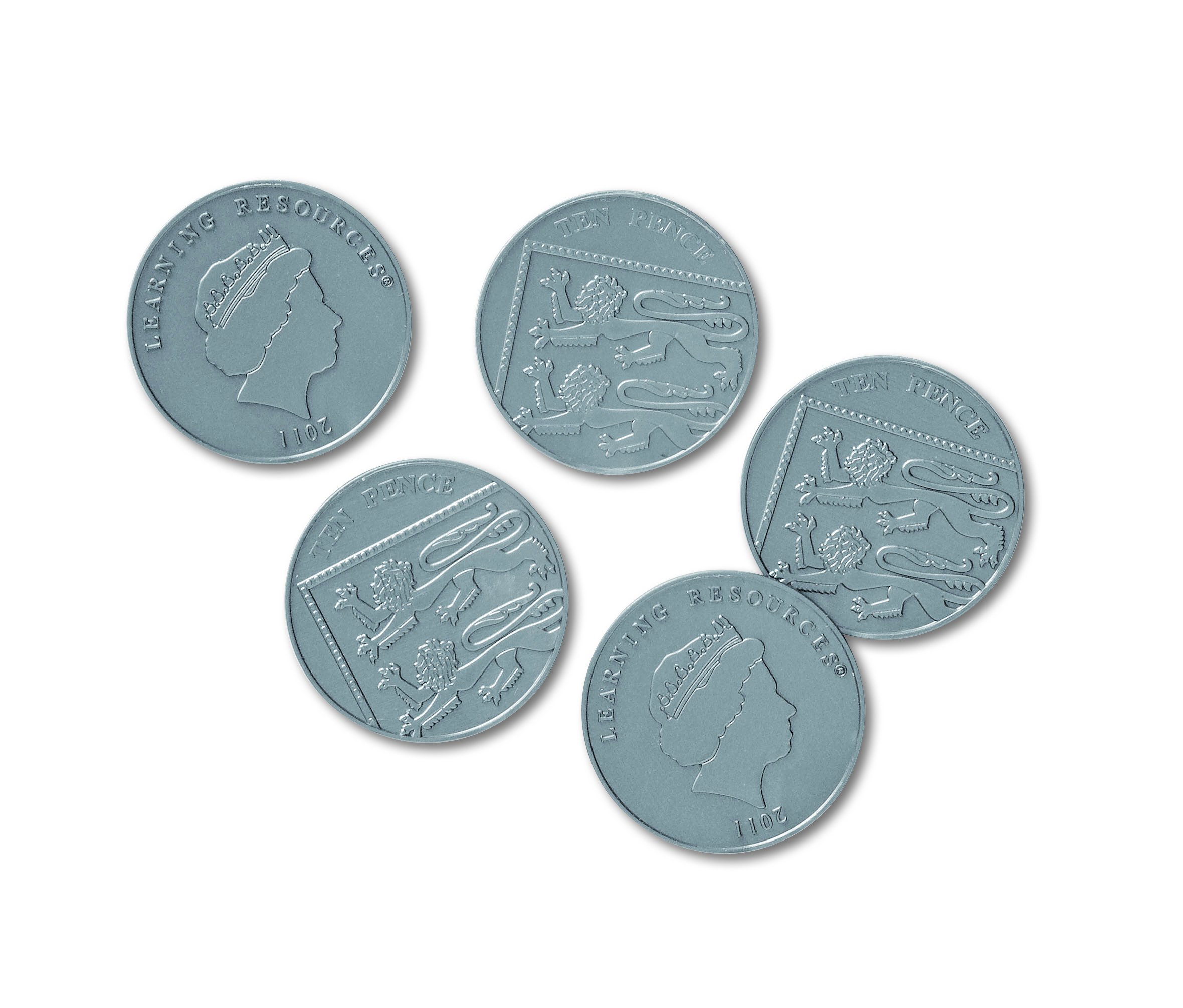 Learning Resources Ten Pence Coins, Set of 100