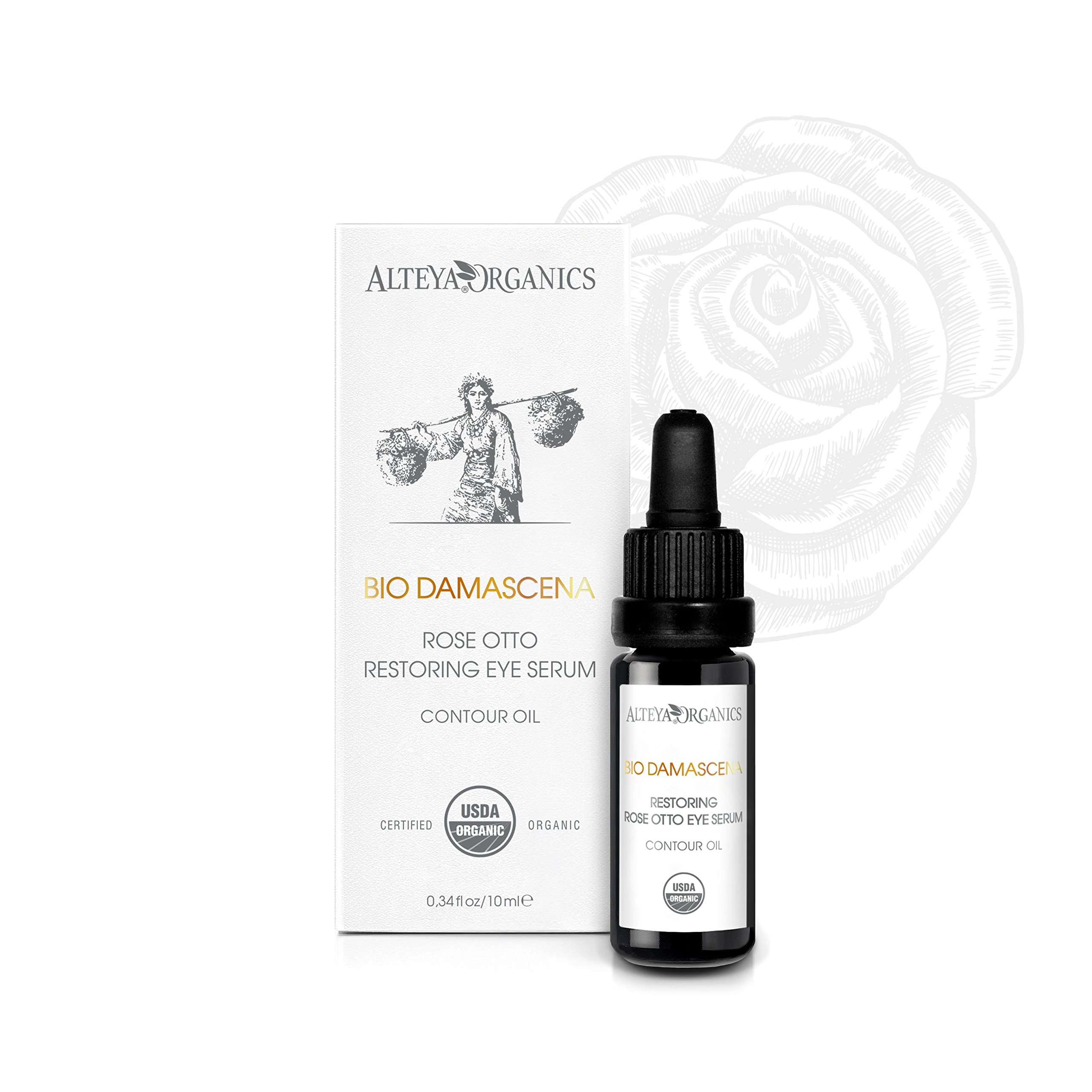 AlteyaOrganics USDA Organic BioDamascena Eye Serum