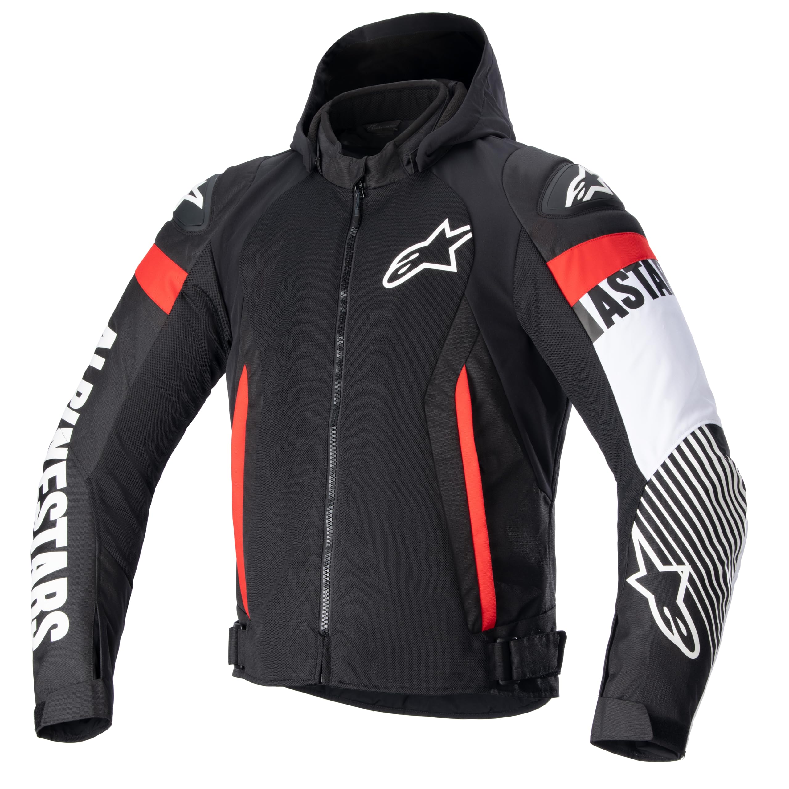 AlpinestarsZaca Air Mens Textile Motorcycle Jacket Black/White/Red XXL