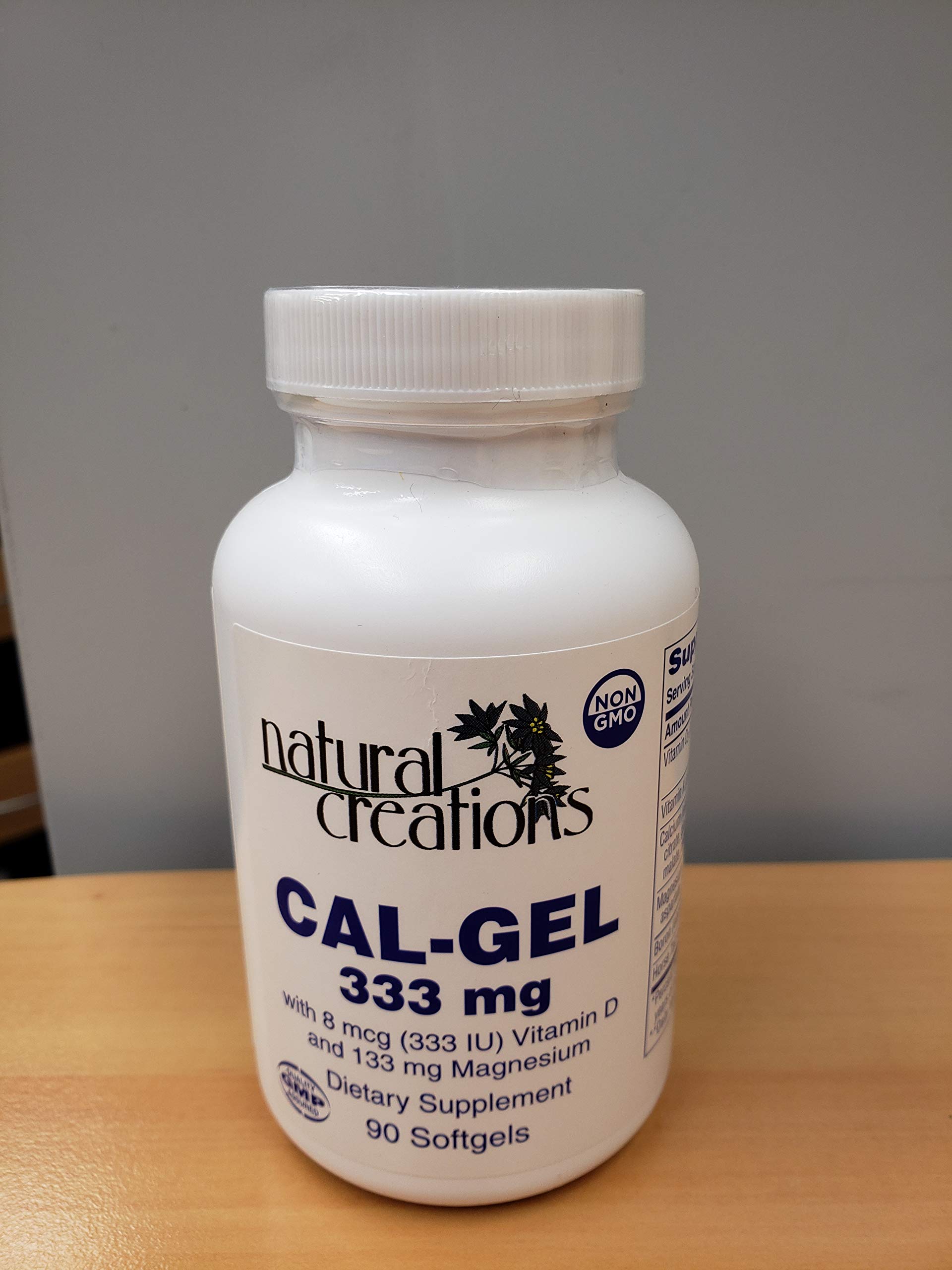 Cal Gel 333mg (3 capsules = 1000mg calcium)