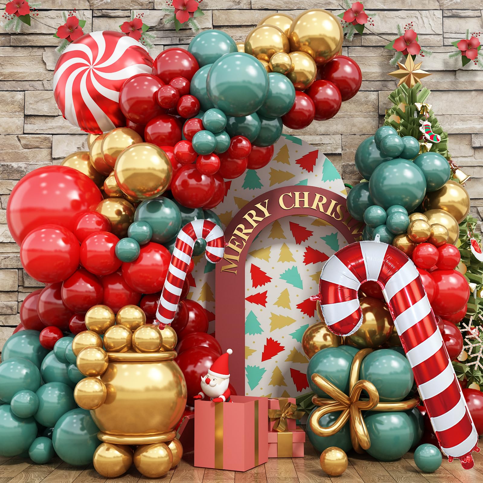 Jobkoochristmas Balloon Arch Kit