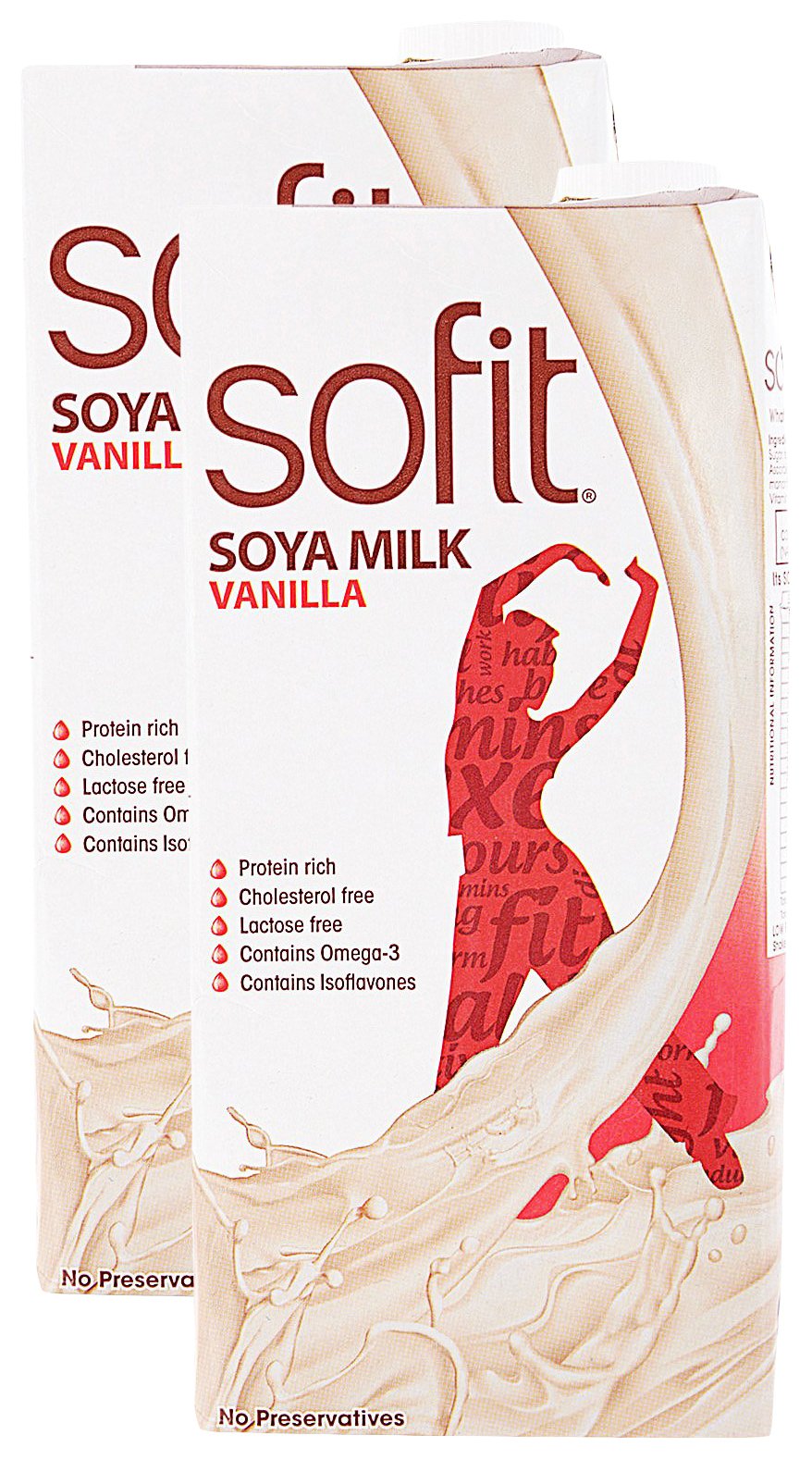 Easy Day Combo - Sofit SOYA Milk Vanilla, 1L (Pack of 2) Promo Pack