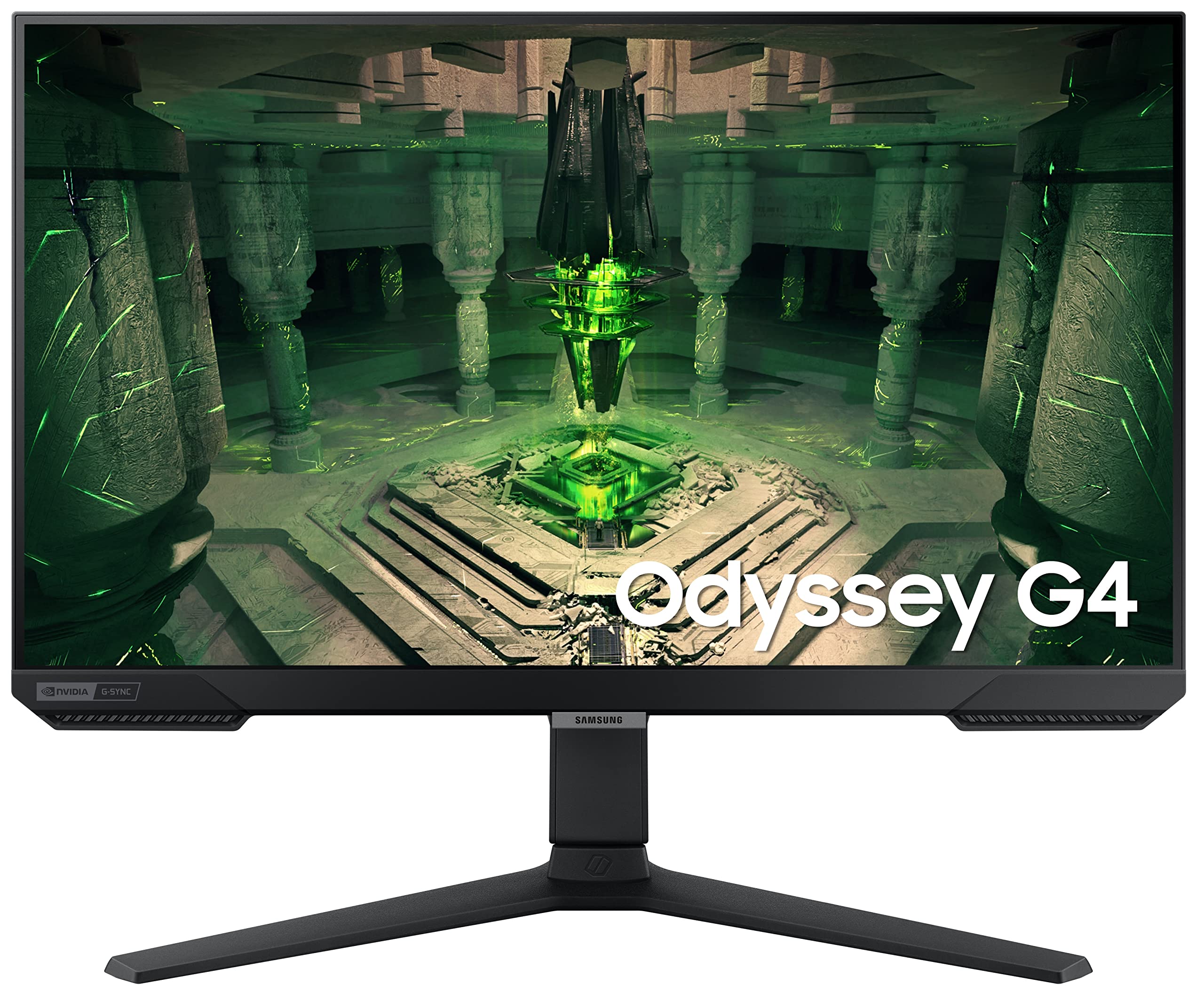 Samsung 25-inch(62.2cm) FHD, IPS Gaming, 240Hz, 1ms Flat Monitor, 1920 x 1080 Pixels, Height Adjustable Stand, HDR10, Nvidia G-Sync Compatible, Ultrawide Game View (LS25BG400EWXXL, Black)