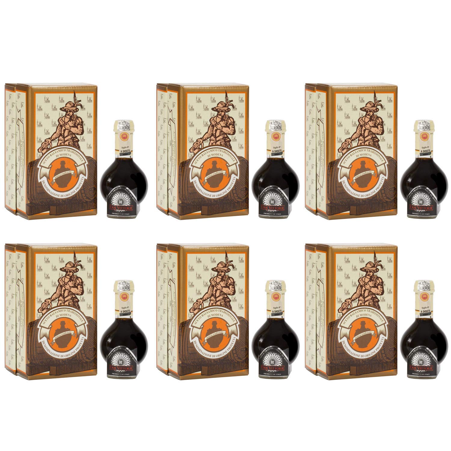 Due Vittorie Balsamic Vinegar 12 Year Old Tradizionale 100ml - Pack of 6