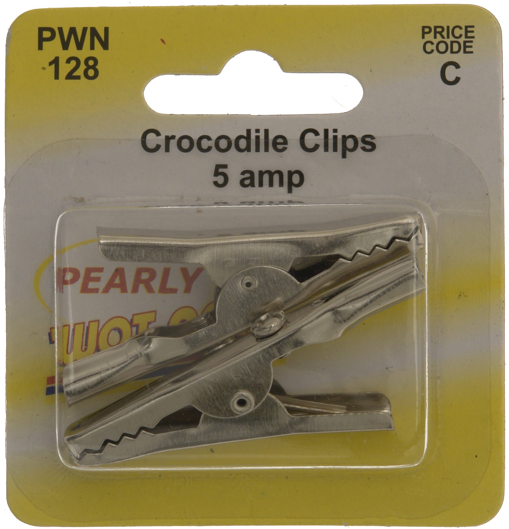 Wot-Nots Pearl PWN128 Crocodile Clip 5 A (2 Pieces)