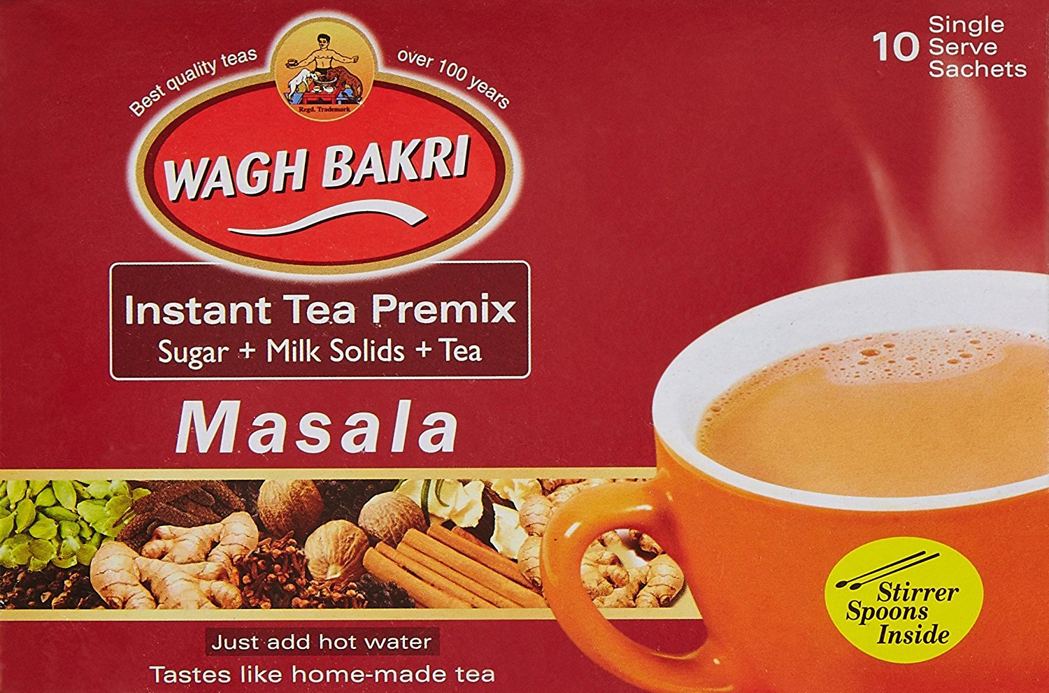 Wagh Bakri Masala Instant Tea Premix, 140g