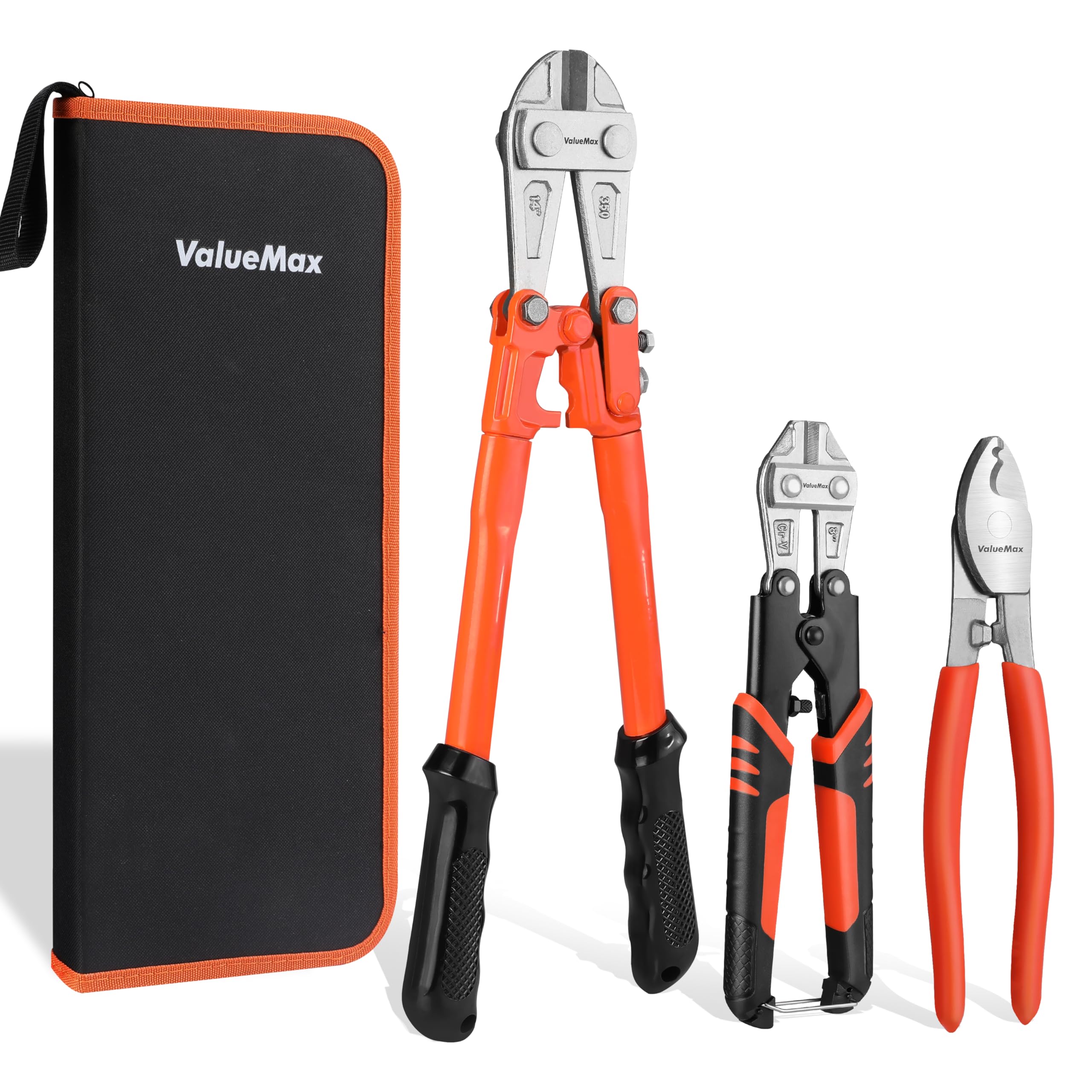 ValueMax 3-piece Bolt Cutter Pliers Set