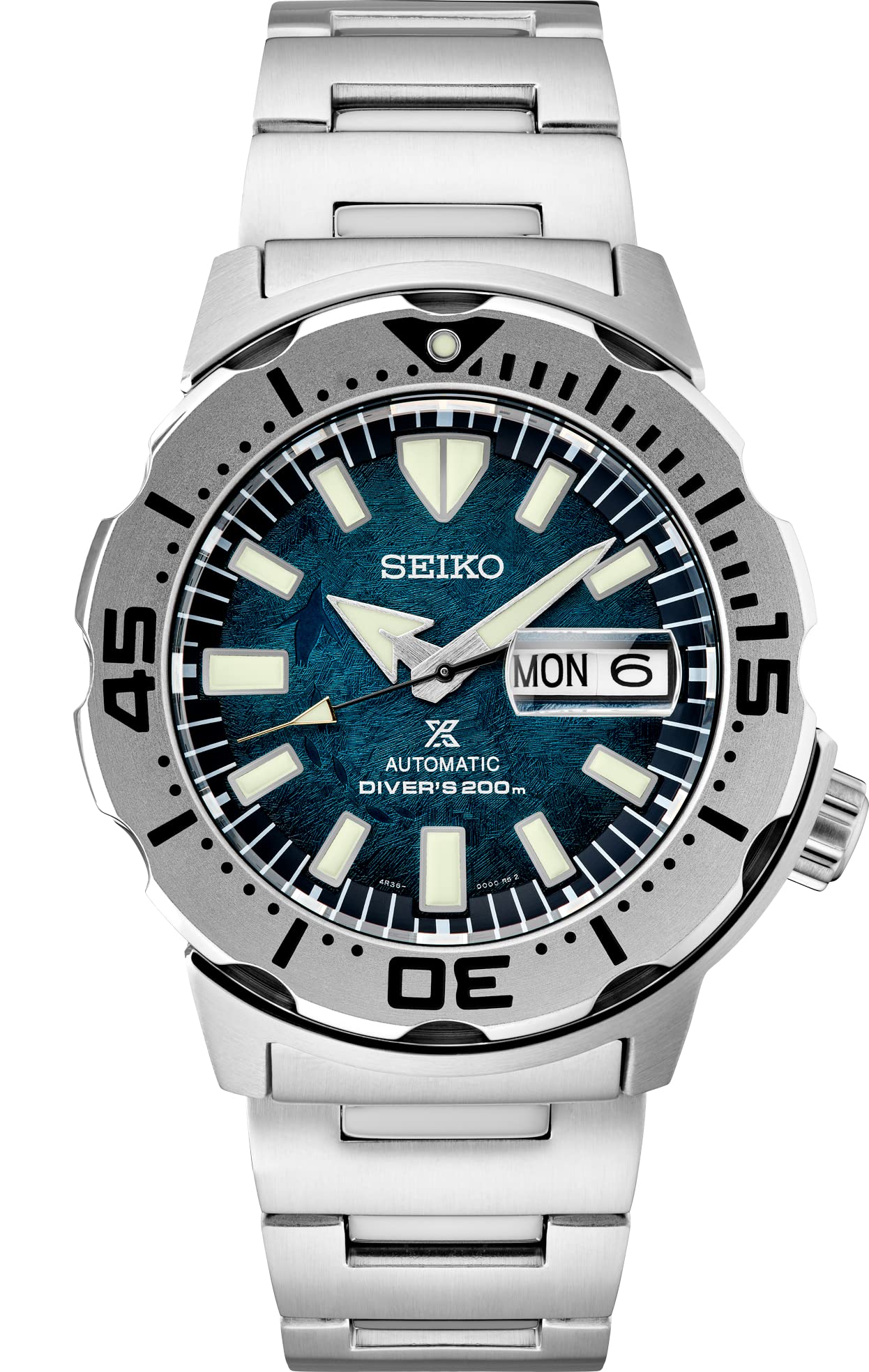 SeikoSRPH75 Prospex Men's Watch Silver-Tone 42.4mm Stainless Steel