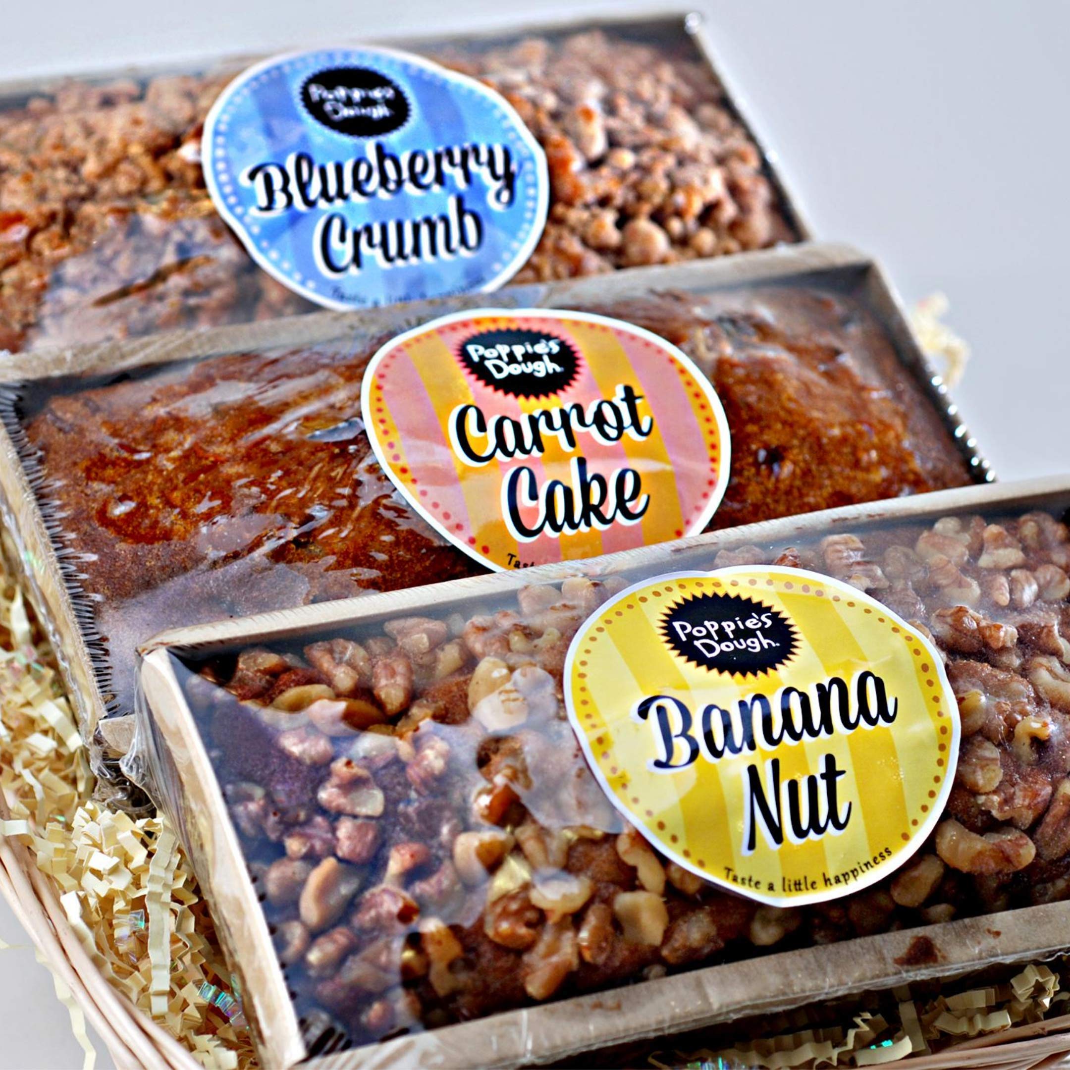 Poppie's Dough Gourmet Loaf Cake Sampler - FRUIT FLAVORS