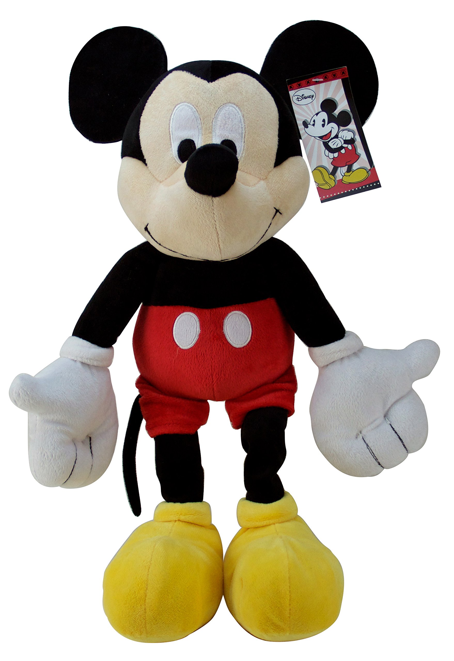 Jay Franco Disney Mickey Mouse Classic Plush Pillow Buddy Super Soft Polyester Microfiber