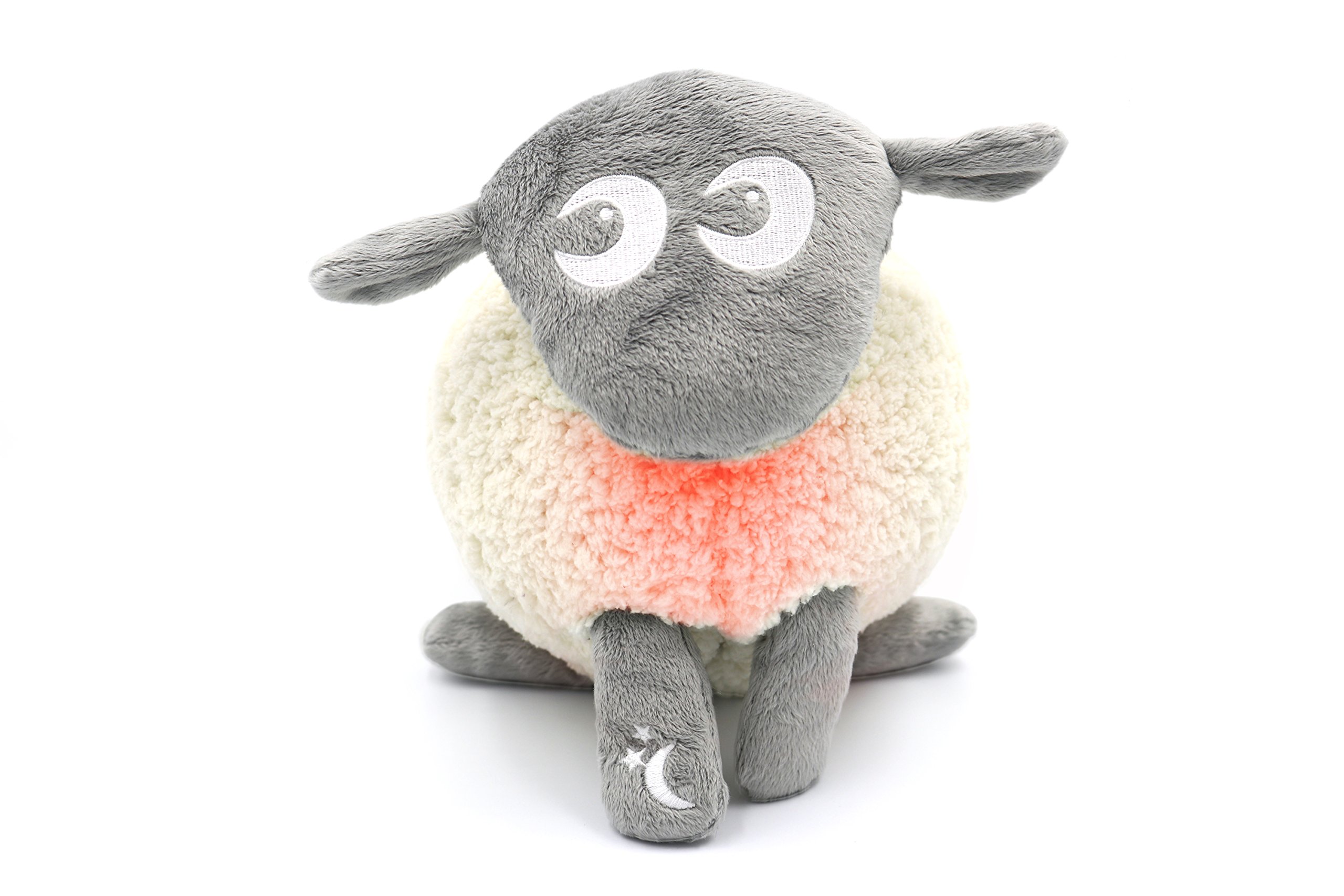 Sweet Dreamers, Ewan The Shushing Sheep - Crib Sleep Soother, Baby White Noise and Shusher Sound Machine with Cry Sensor and Night Light