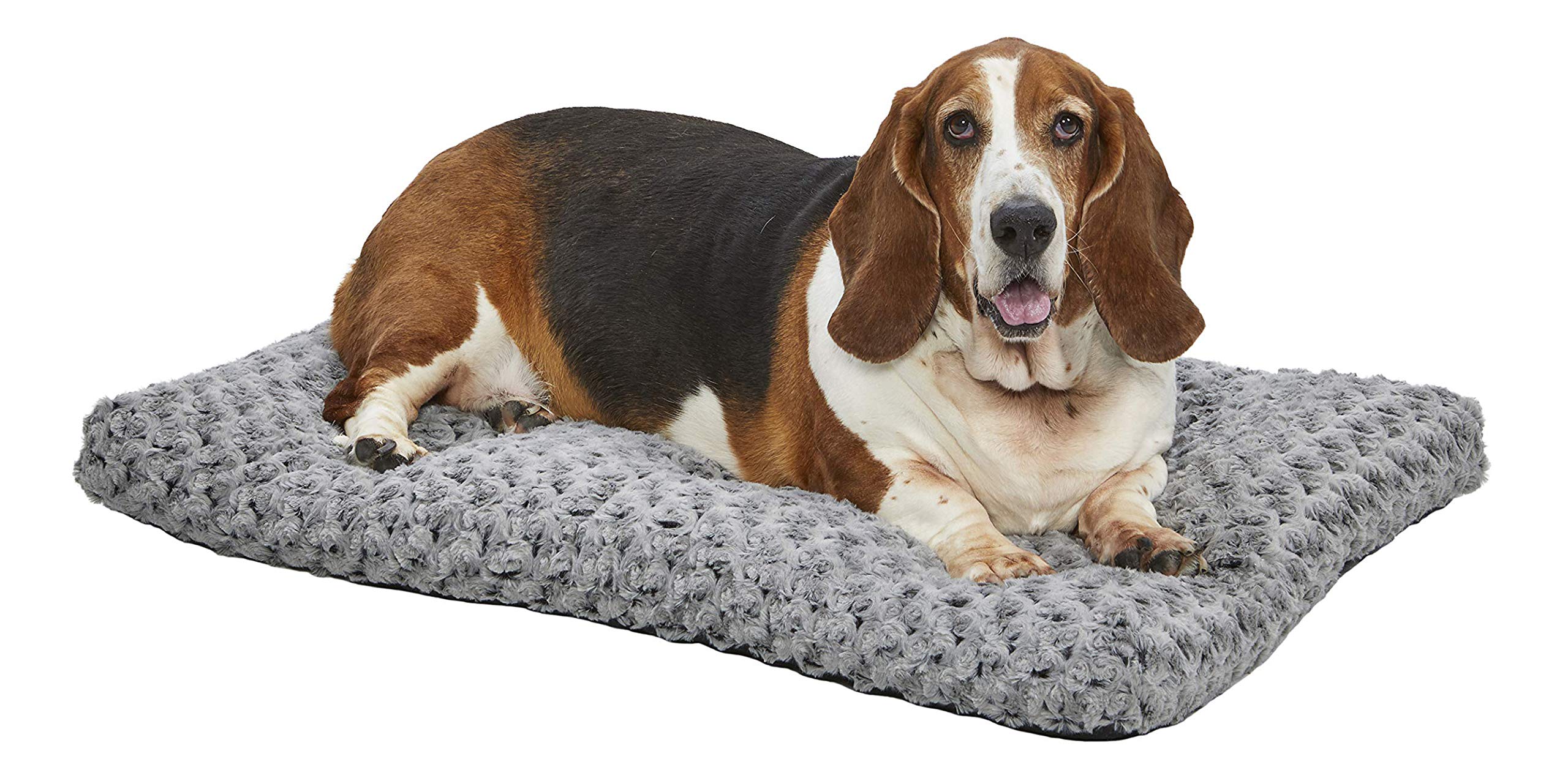 MidWest Homes for PetsDeluxe Dog Beds Super Plush Dog & Cat Beds Ideal for Dog Crates Machine Wash & Dryer Friendly, 1-Year Warranty