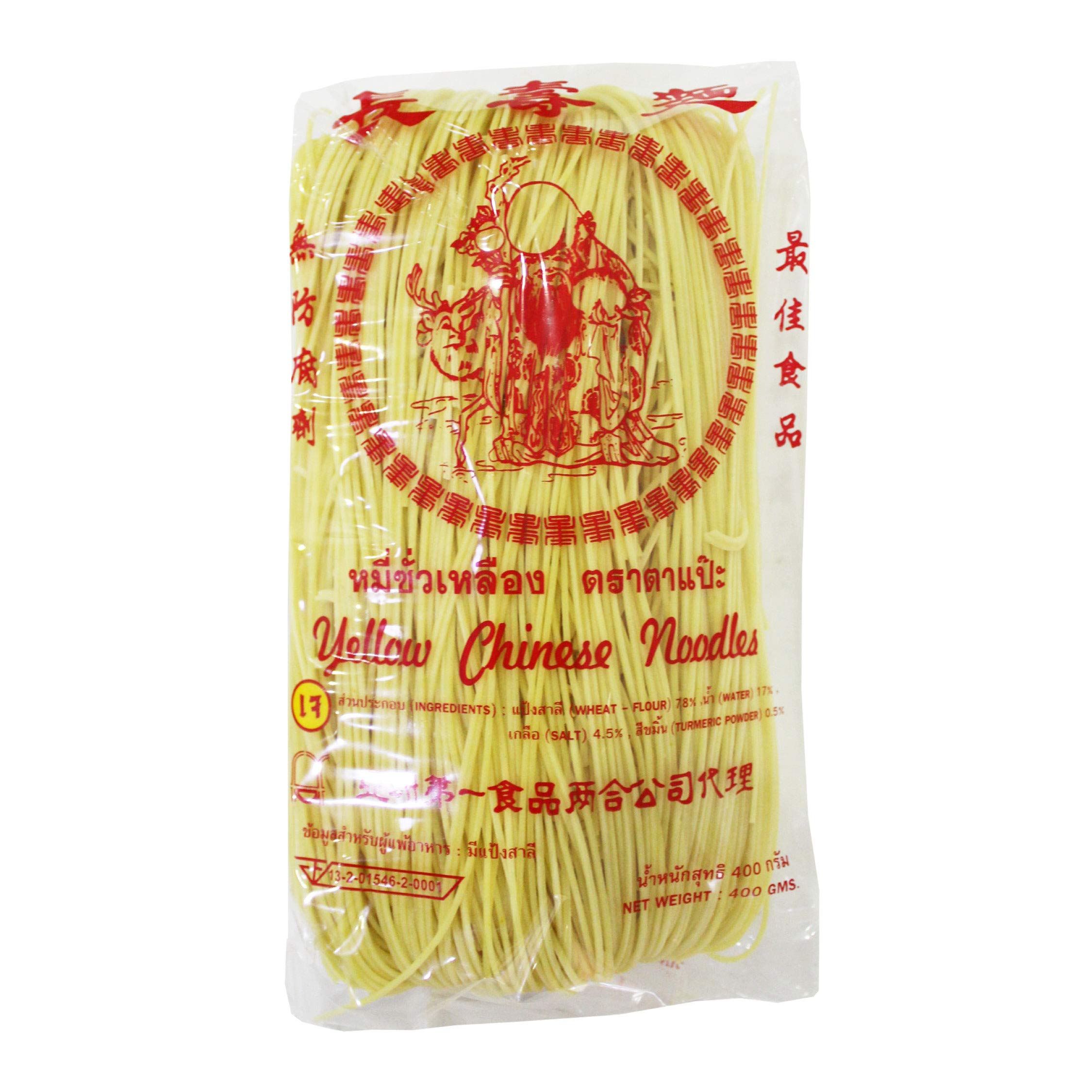 Tapae Longevity Yellow Chinese Noodle - 400G