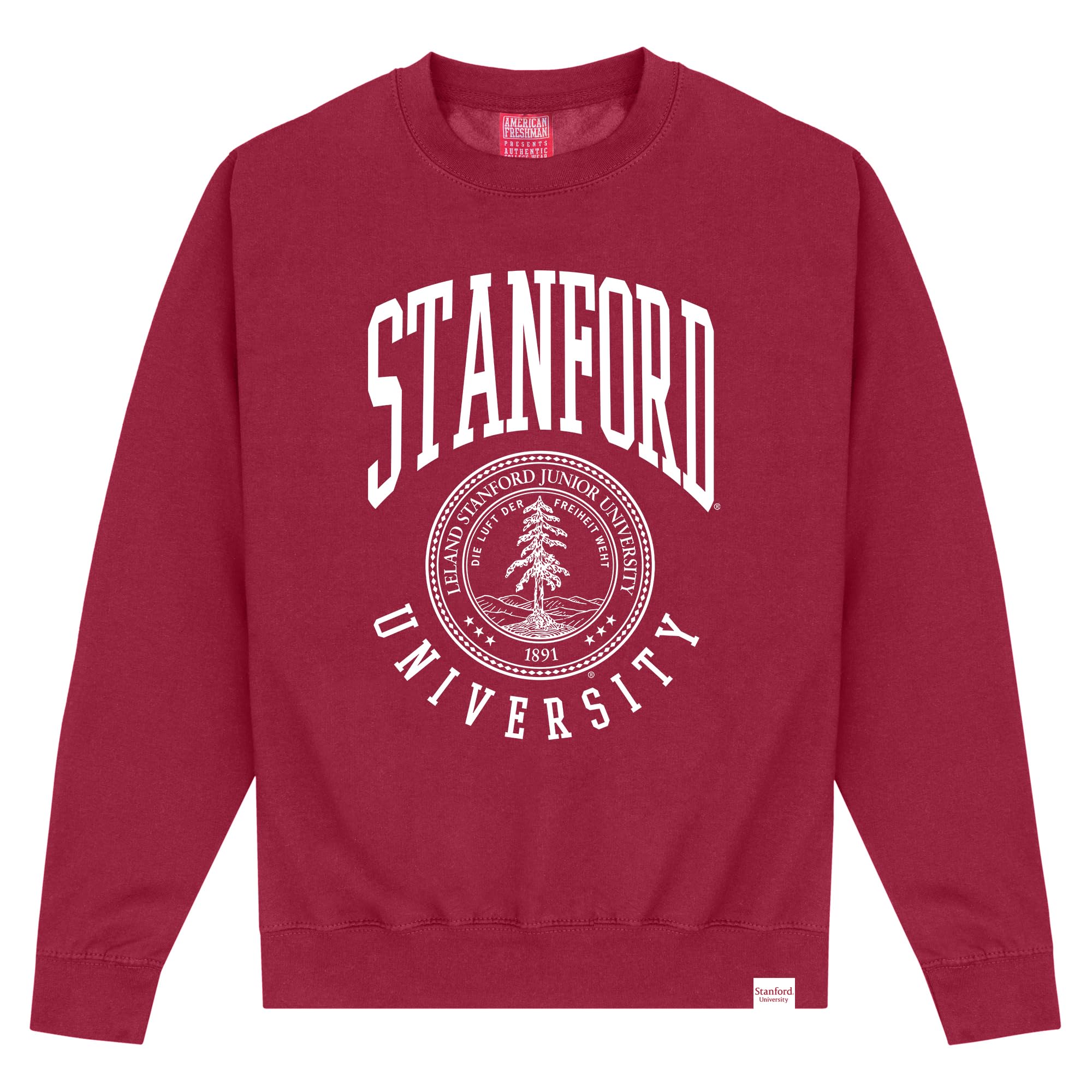 Stanford UniversityOfficial Unisex Crest Maroon Sweatshirt Top