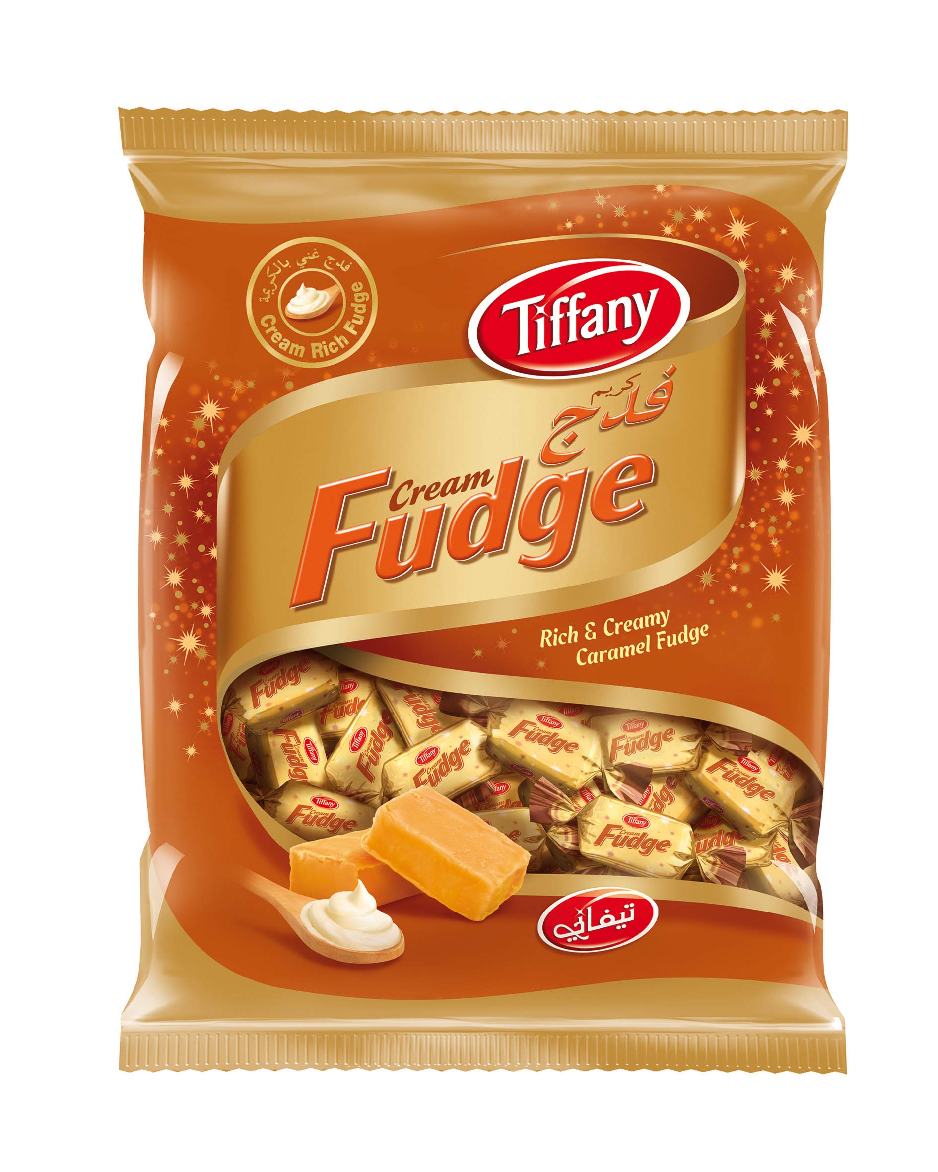 TiffanyCream Fudge, Rich & Creamy Caramel Fudge, 250g