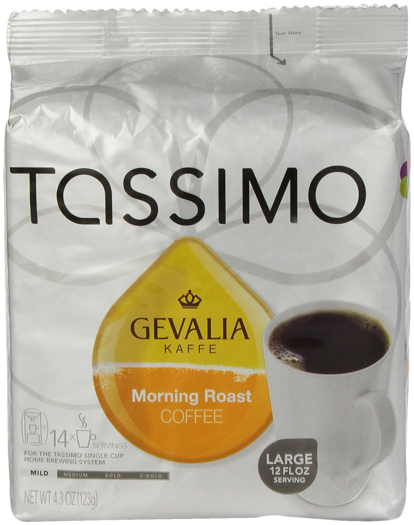 Tassimo Gevalia Kaffe Morning Roast 14 T-discs