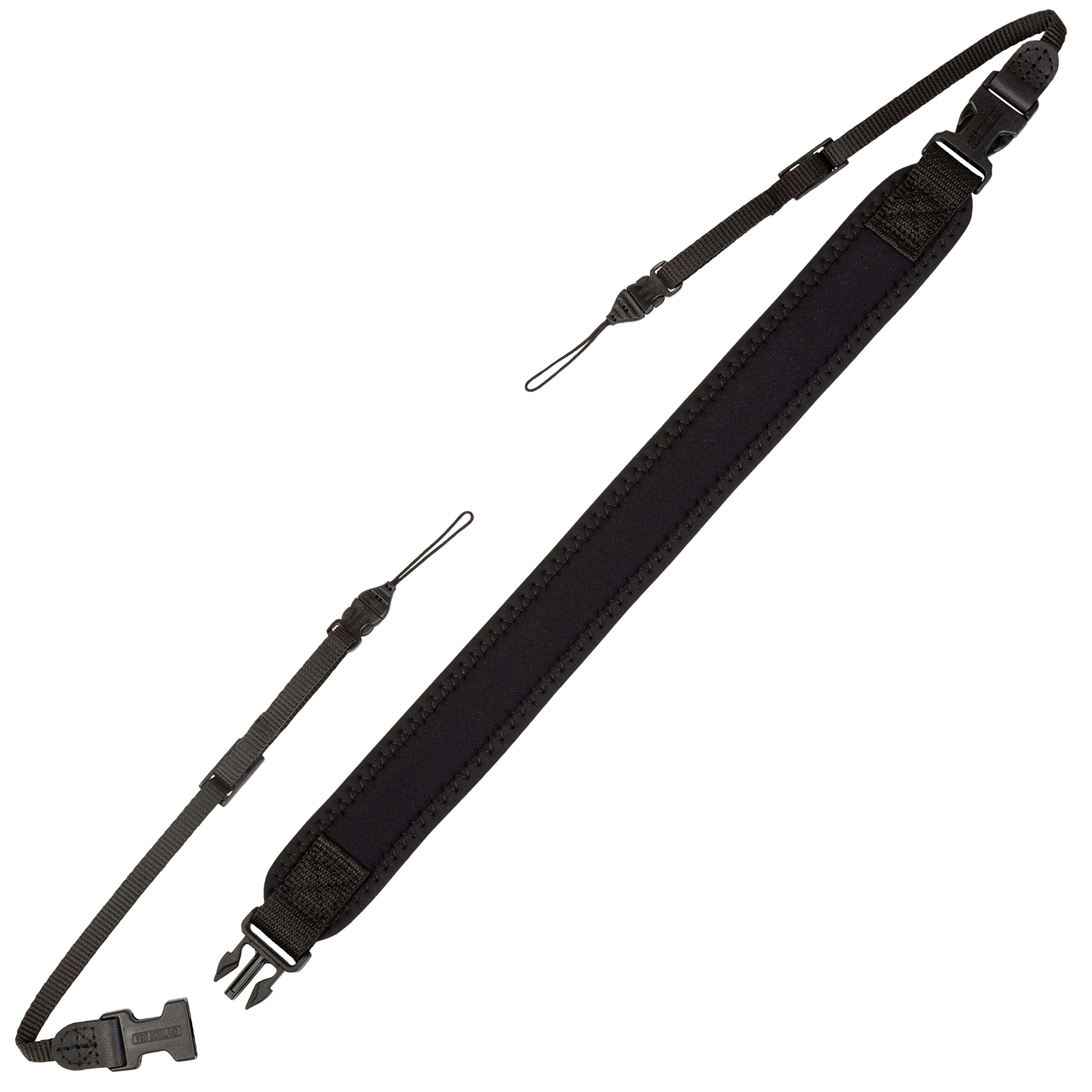 OP/TECH USA 1601502 Mirrorless Camera Strap with QD Connectors - Black