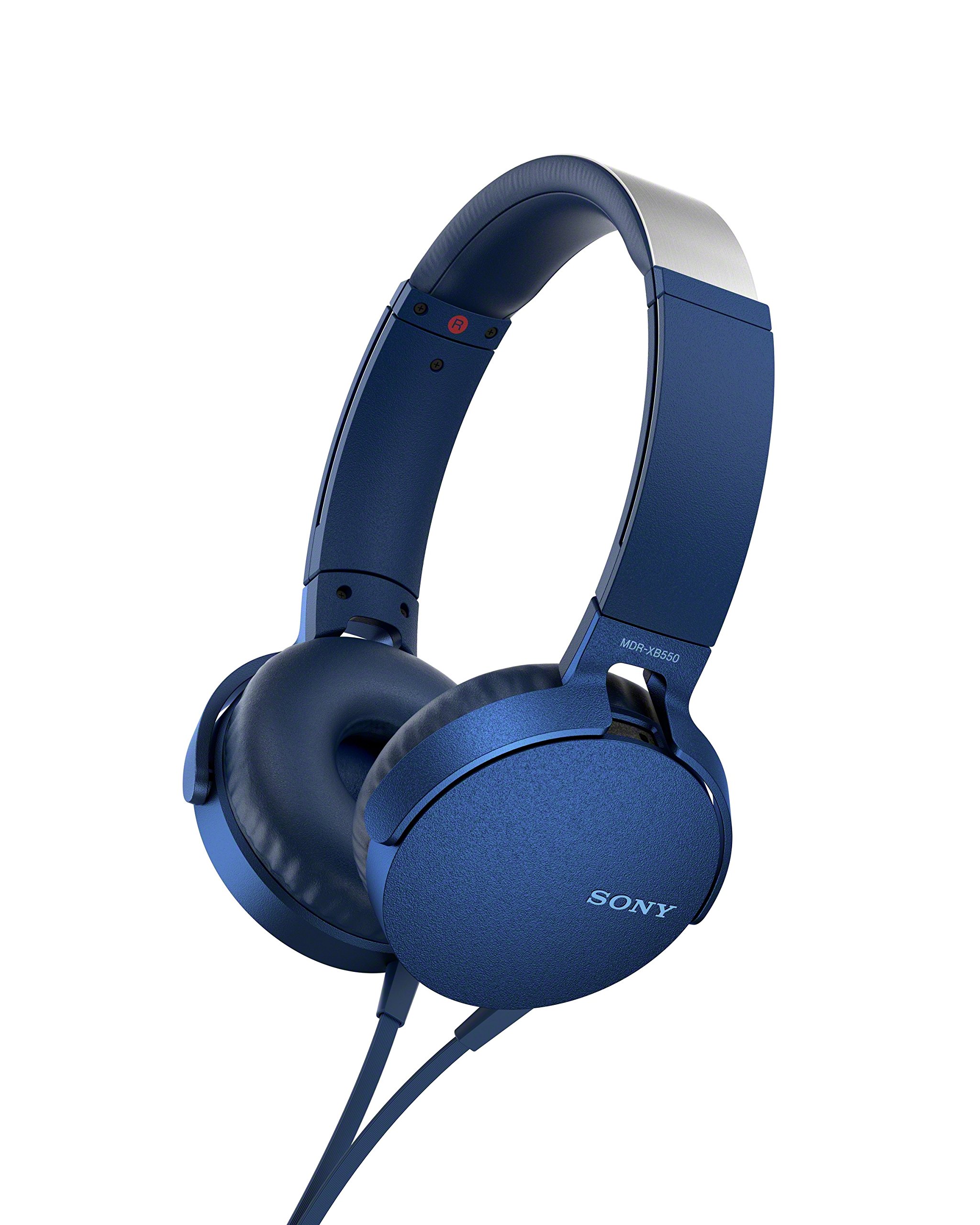 Sony MDR-XB550AP Kopfhörer (Extrabass, Headset mit Mikrofon) blau