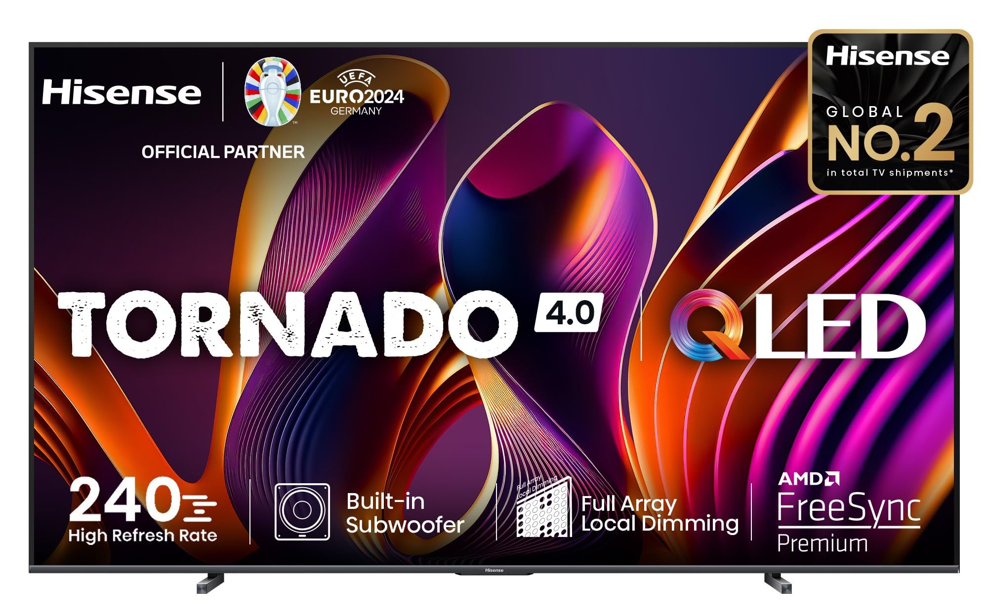 Hisense 254 cm (100 inches) Q7N Series 4K Ultra HD Smart QLED TV 100Q7N (Dark Grey)