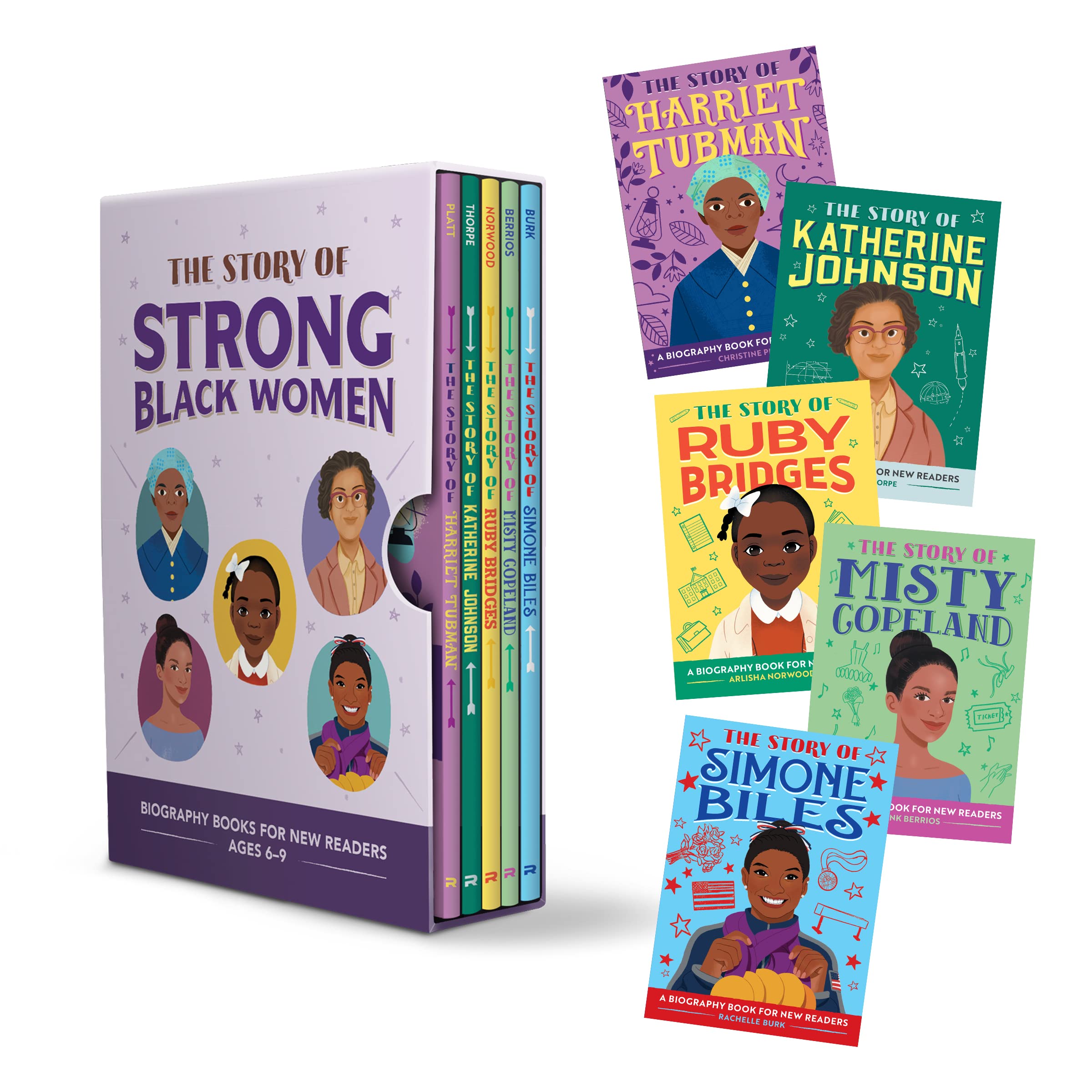 The Story of Strong Black Women 5 Book Box Set: Biography Books for New Readers Ages 6-9 (The Story Of: A Biography Series for New Readers)