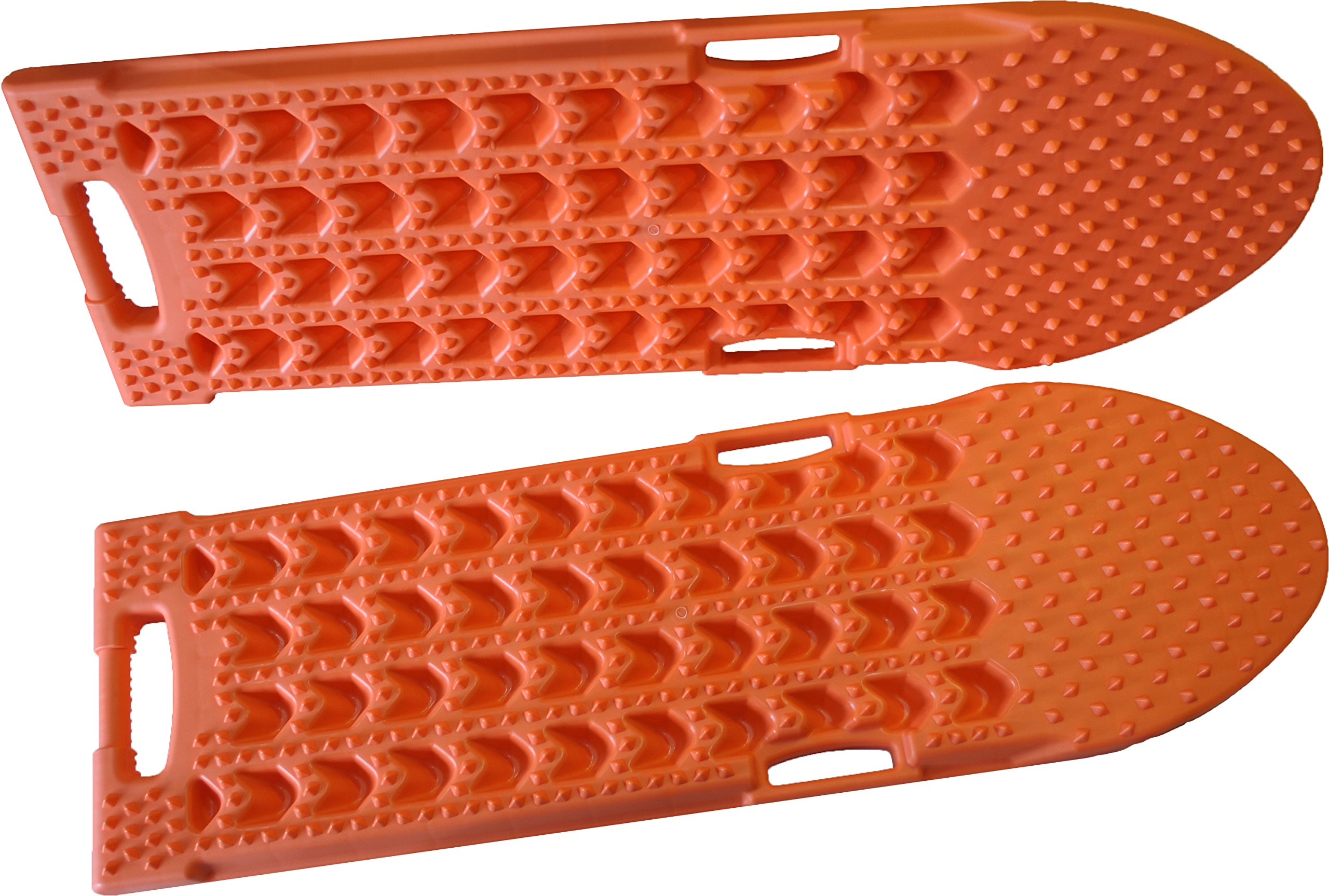 Maxsa 20334 Connectable 90" Escaper Buddy Traction Boards for Off-Road Mud, Sand, & Snow Vehicle Extraction, Bendable, Unbreakable, Orange, 2 Pack