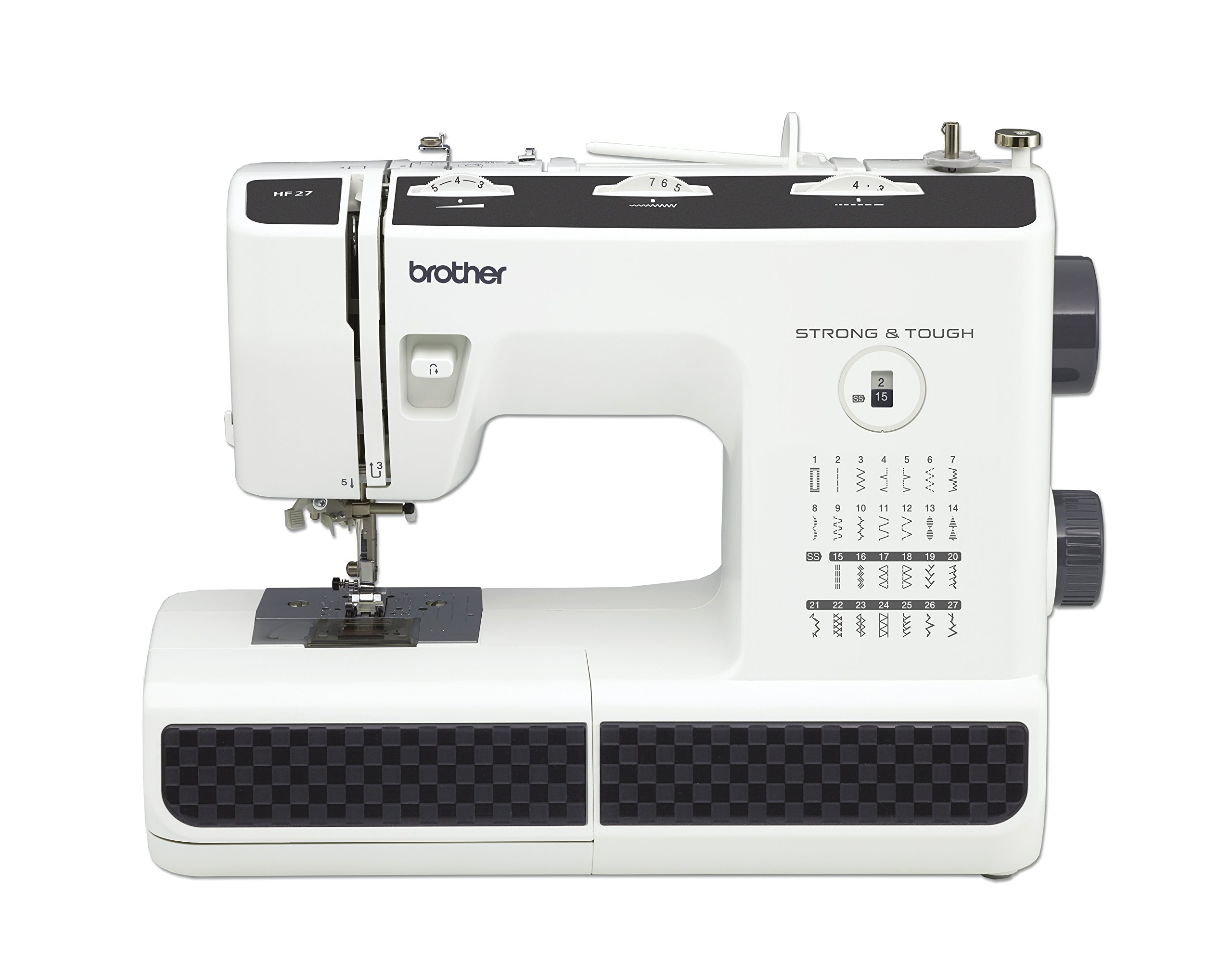 Brother HF27 Strong & Tough, Heavy Duty Electronic Sewing Machine,48 x 25.80 x 37.50 cm, Multicolor