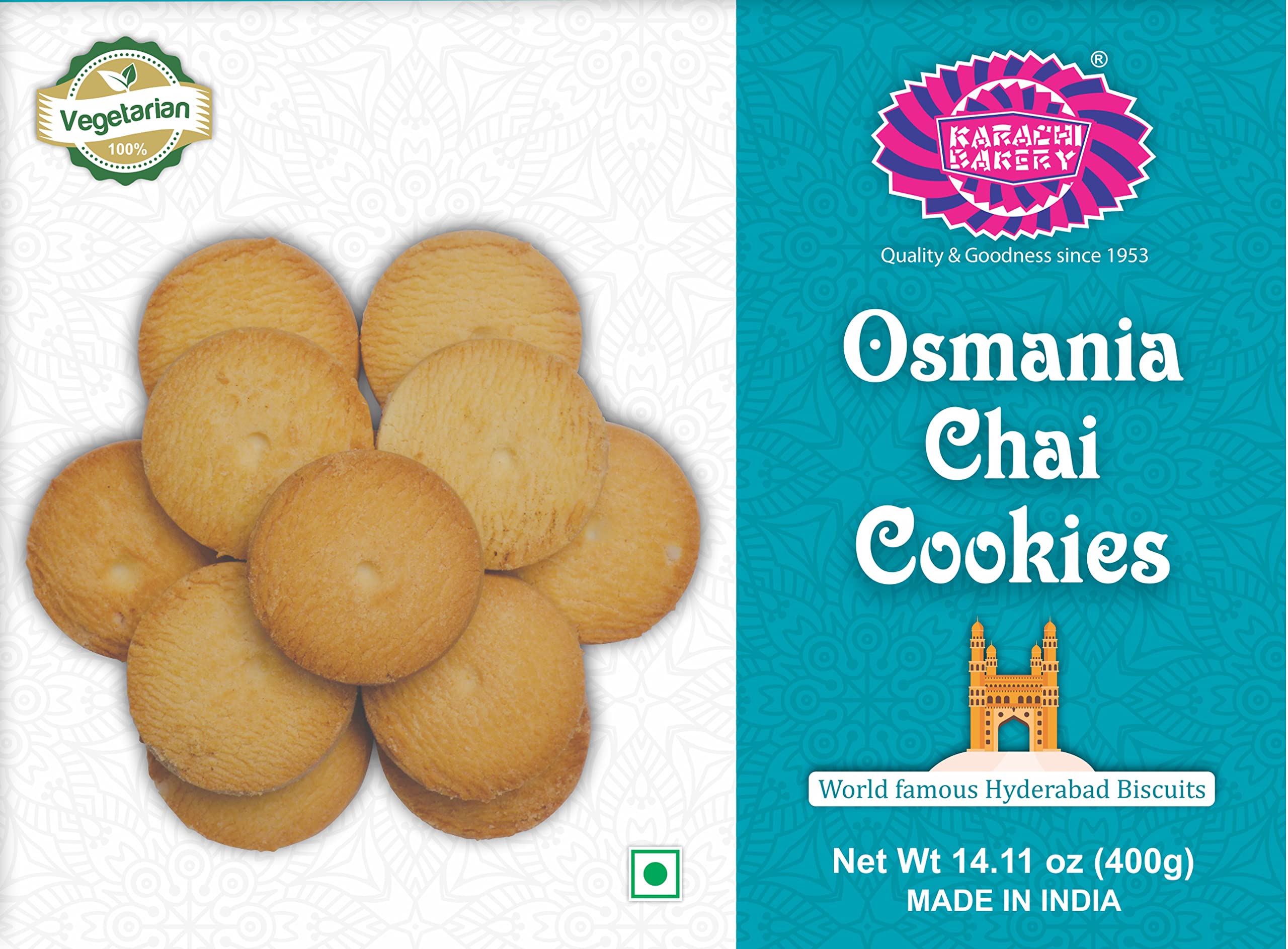 Karachi Bakery Osmania Chai Cookies, 400g