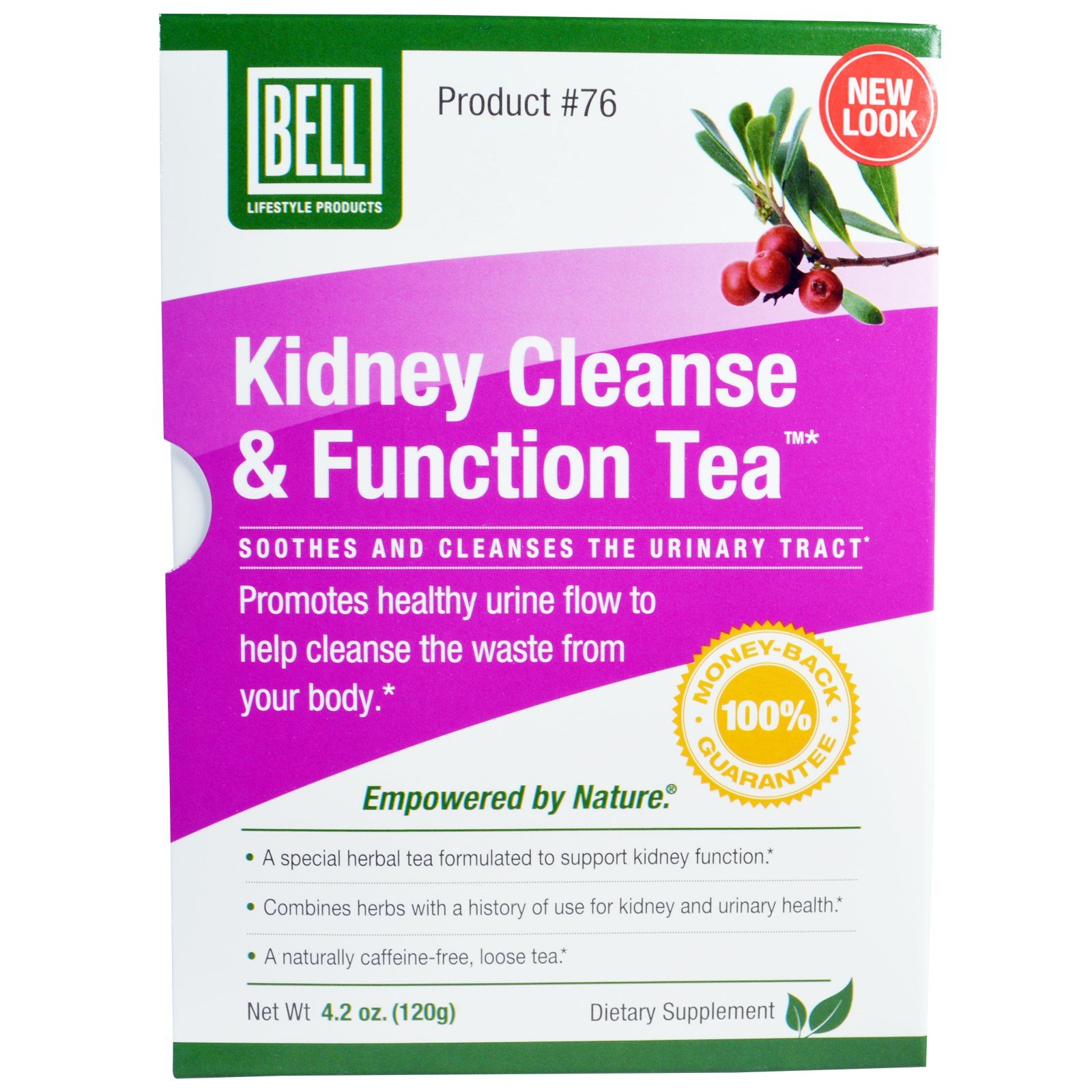 Bell Lifestyle, Kidney Cleanse & Function Tea, 4.2 oz (120 g) - 2pc