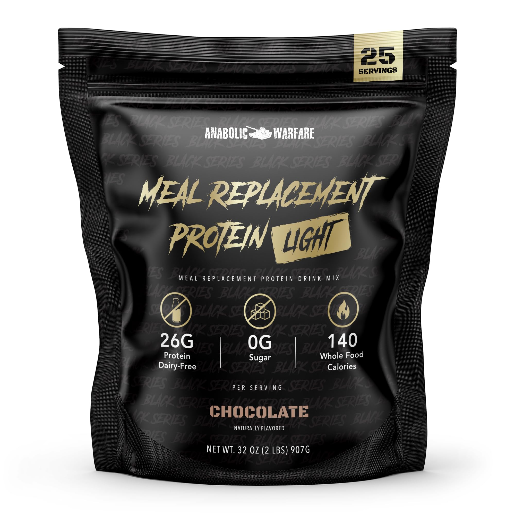 Meal Replacement Protein Light - Light Whole Food Meal Replacement Protein Powder (Chocolate - 25 Servings)