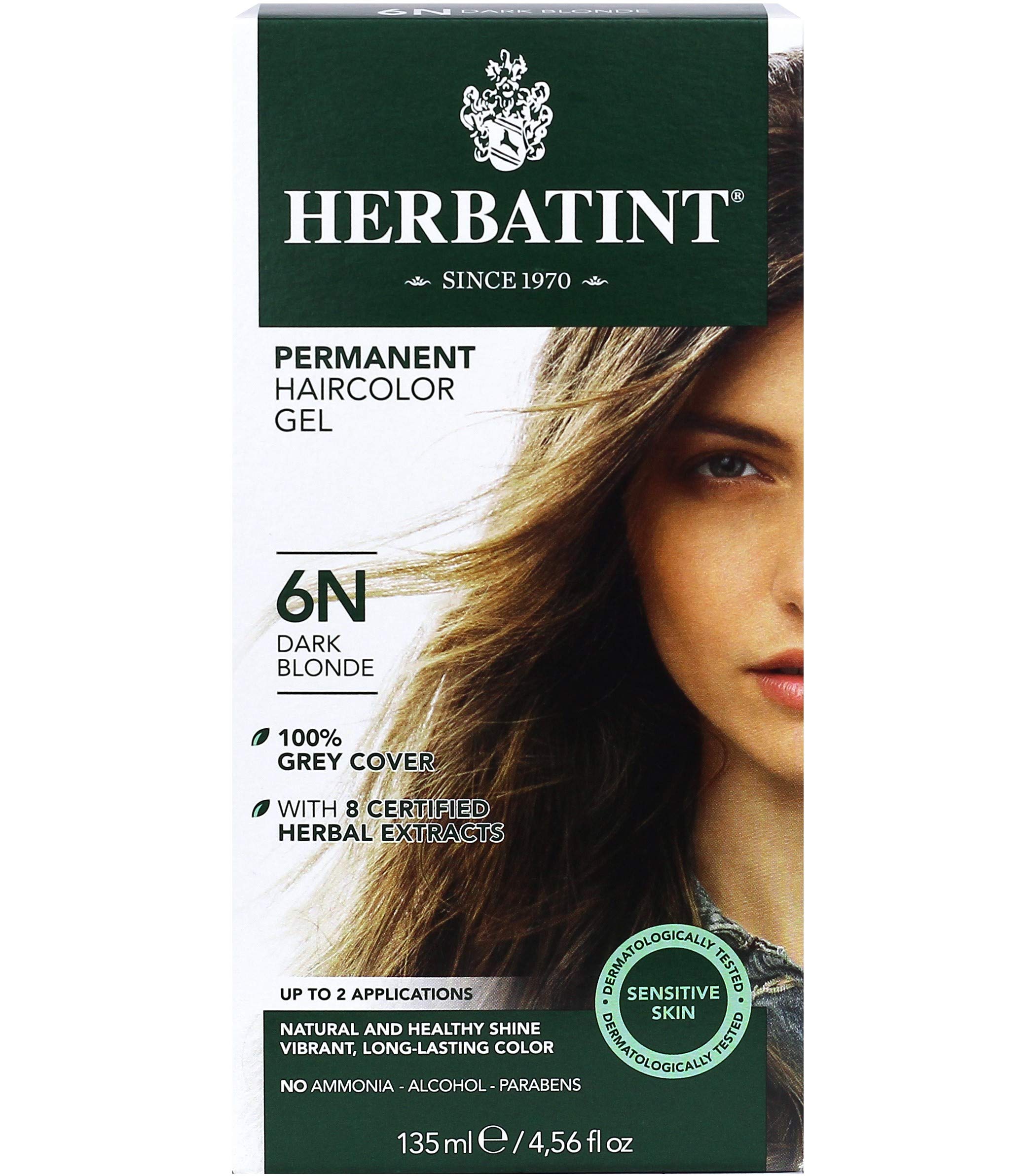 Herbatint, Hair Color Dark Blond 6N, 4.56 Ounce