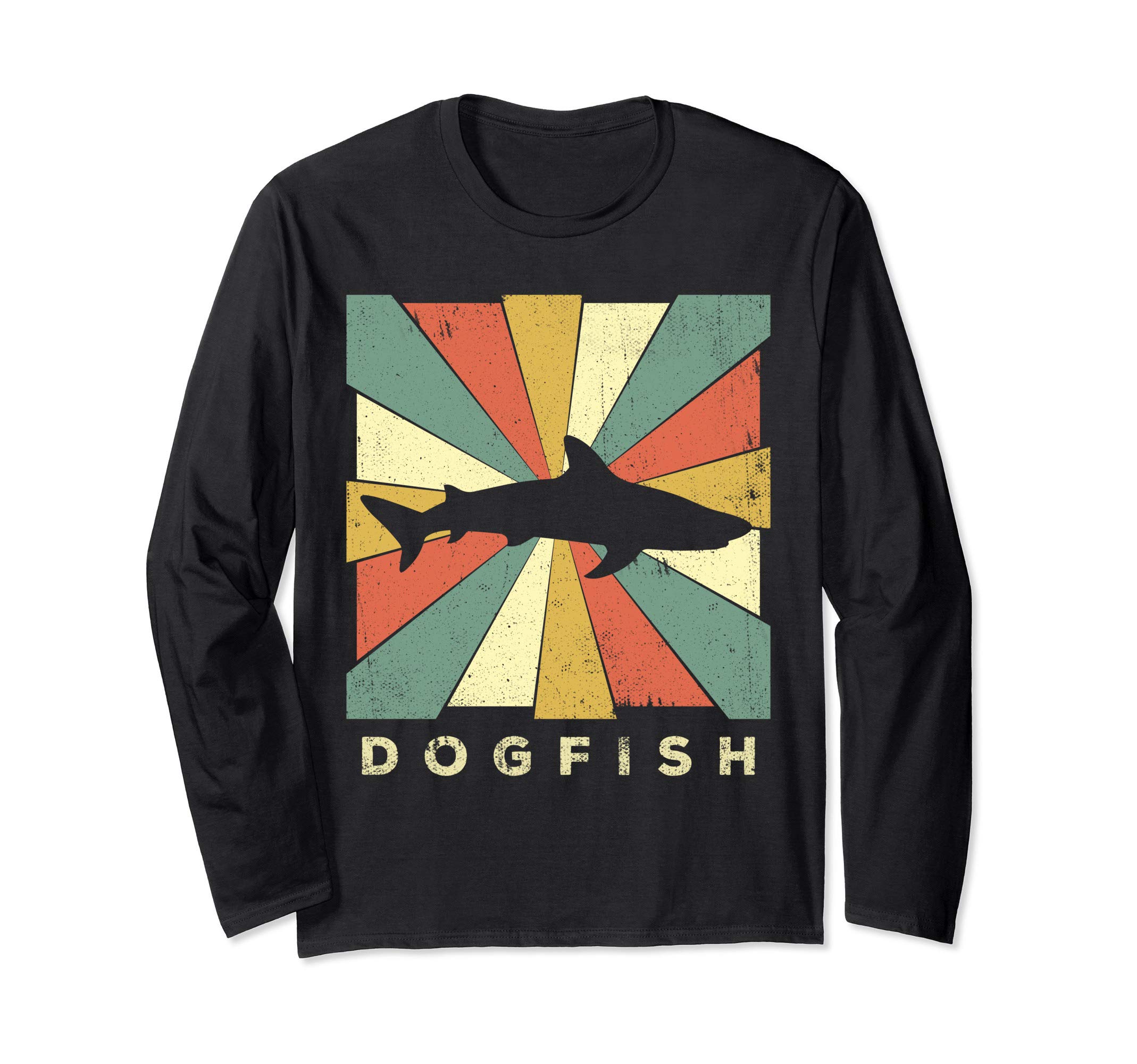 Vintage Dogfish Lover Retro Style Animal Long Sleeve T-Shirt