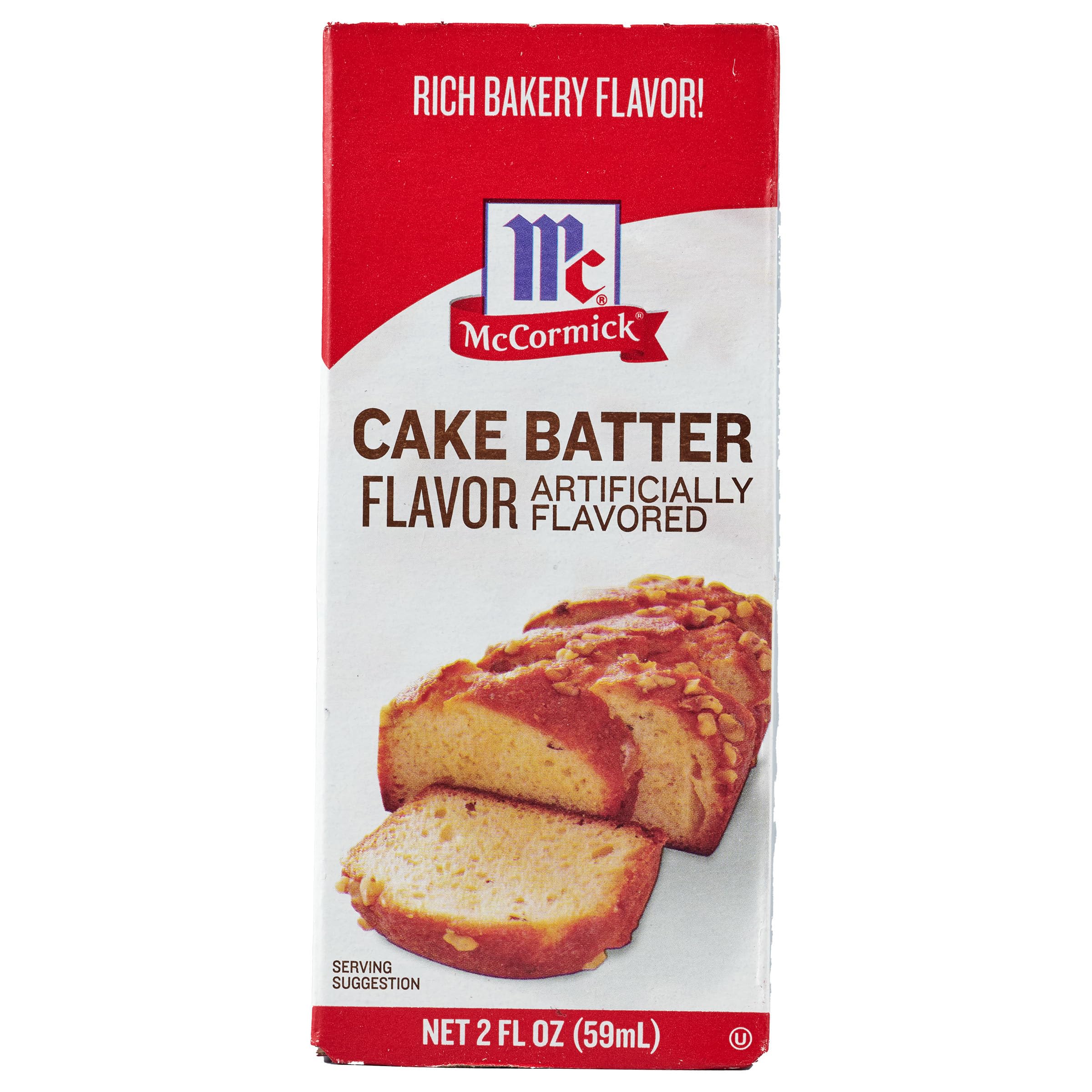 McCormick Cake Batter Flavor, 2 Fl Oz (Pack of 1)