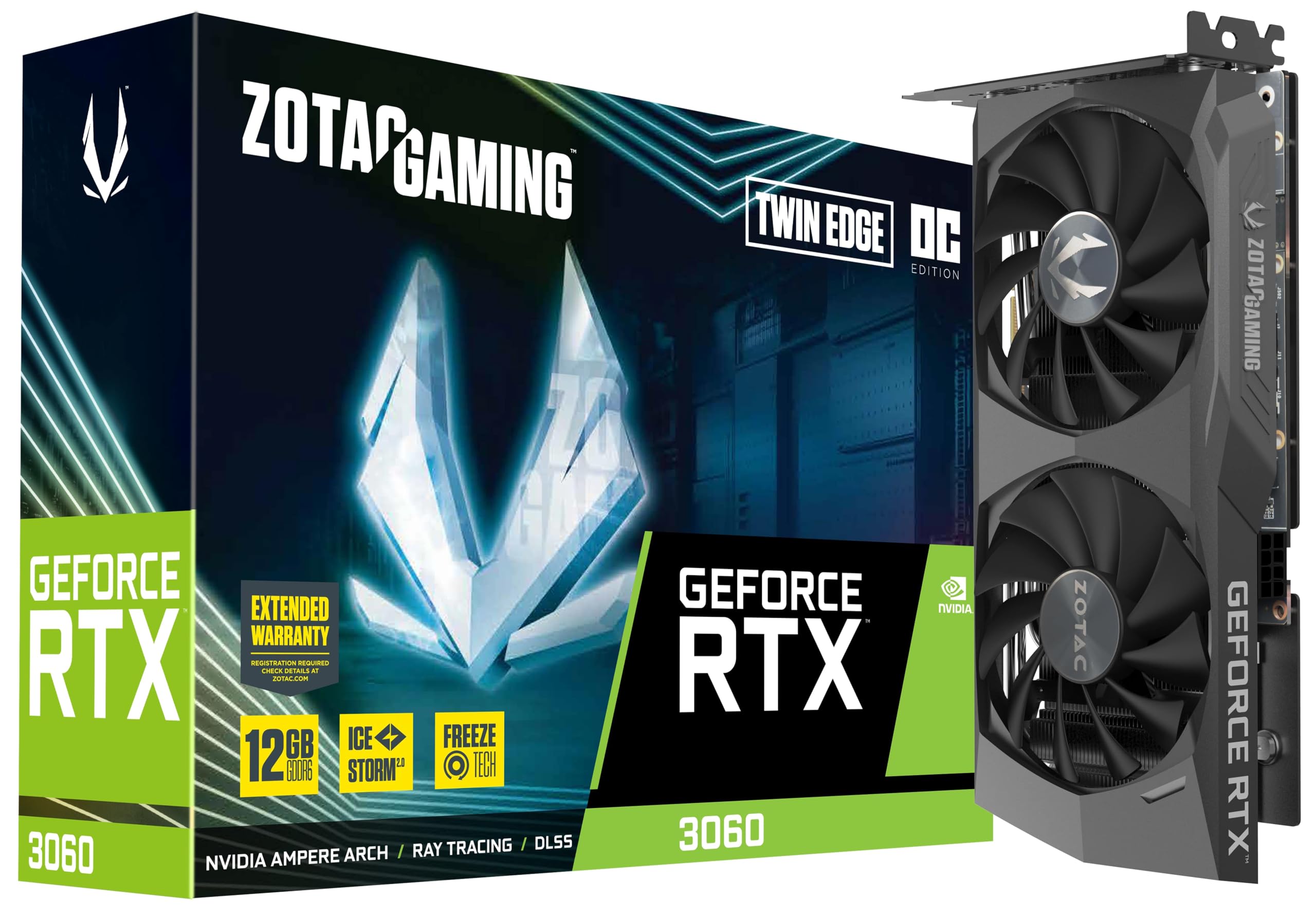 ZOTACGAMING GeForce RTX 3060 Twin Edge OC NVIDIA 12 GB GDDR6