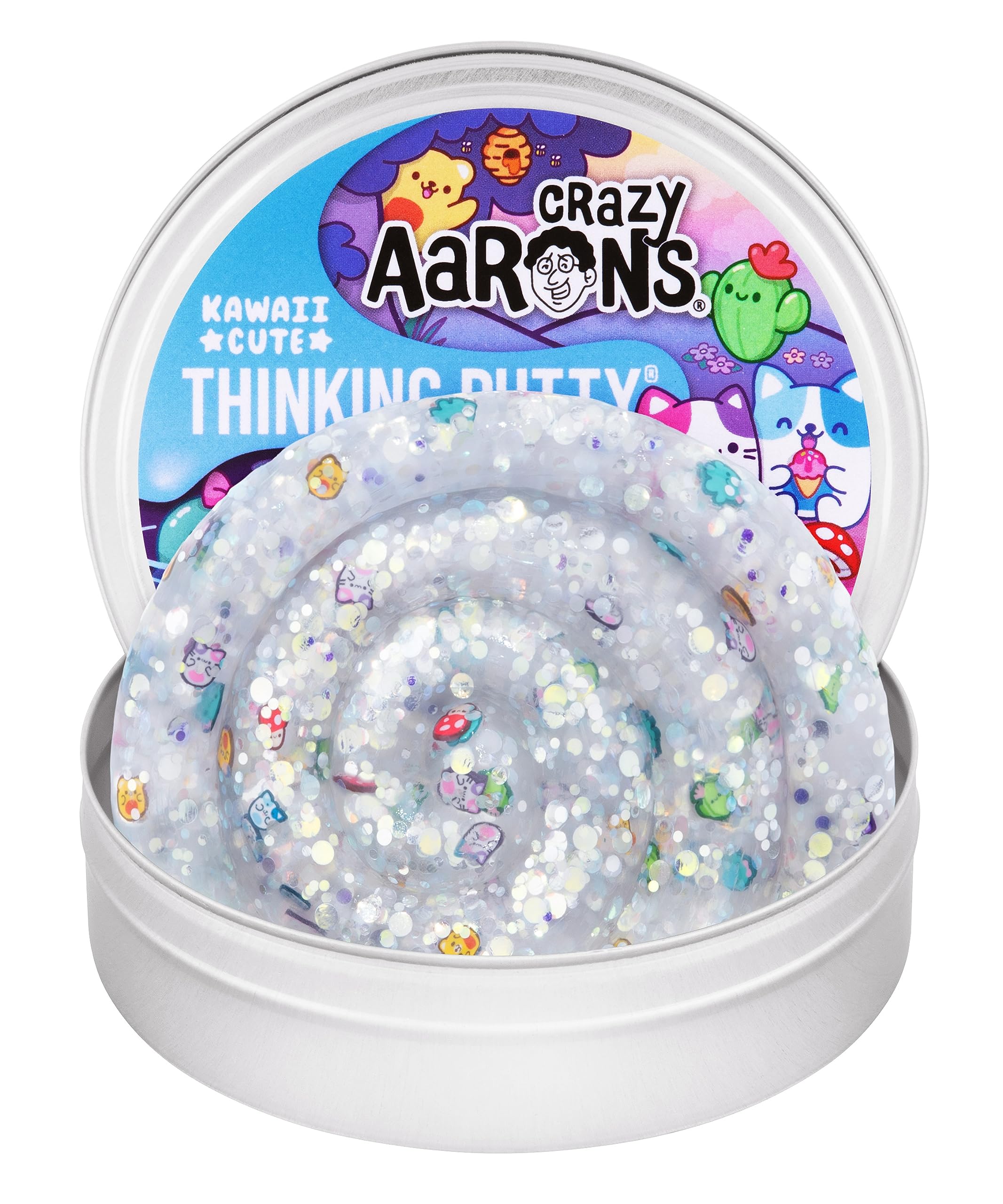 Crazy Aaron's Kawaii Cute Thinking Putty - Adorable Pastel Sensory Play Putty - Non-Toxic - Never Dries Out - Creative Toy Fun for Ages 3+