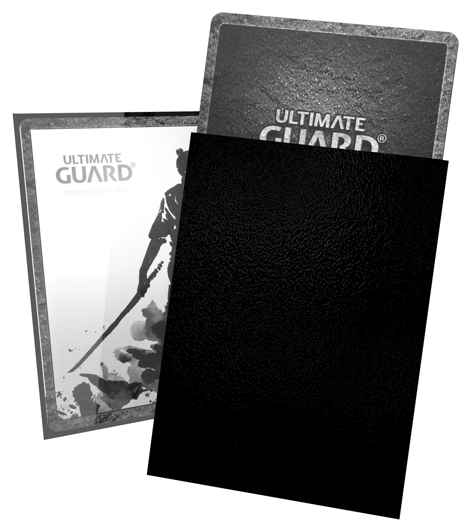 Ultimate Guard - UGD010112 - Katana Sleeves - Black (100) - Standard Size, 66 x 91mm