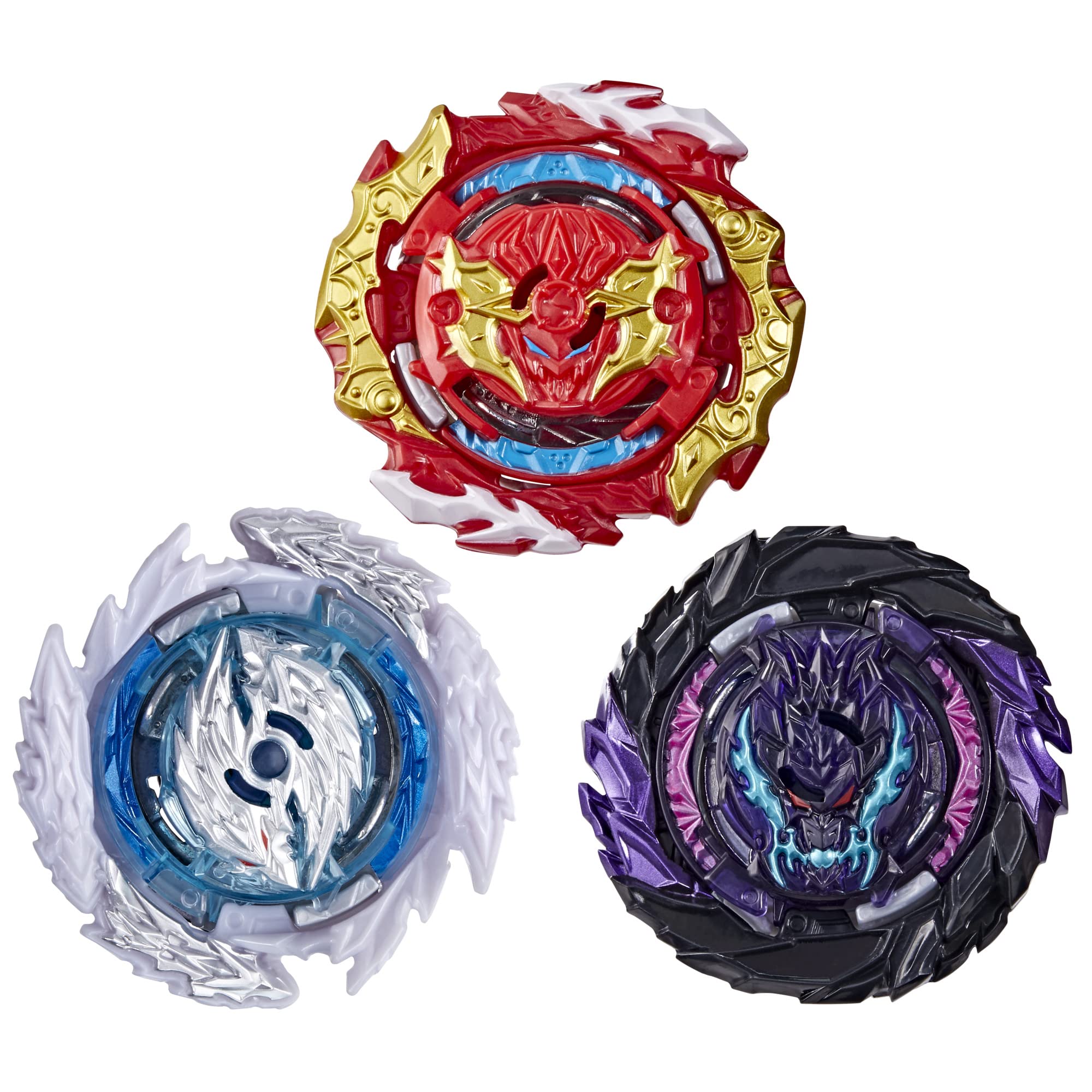 Beyblade Burst Quaddrive Sonic Warp 3-Pack With 3 Spinning Tops,Battling Game Top Toys For Kids Ages 8 And Up, Multi color