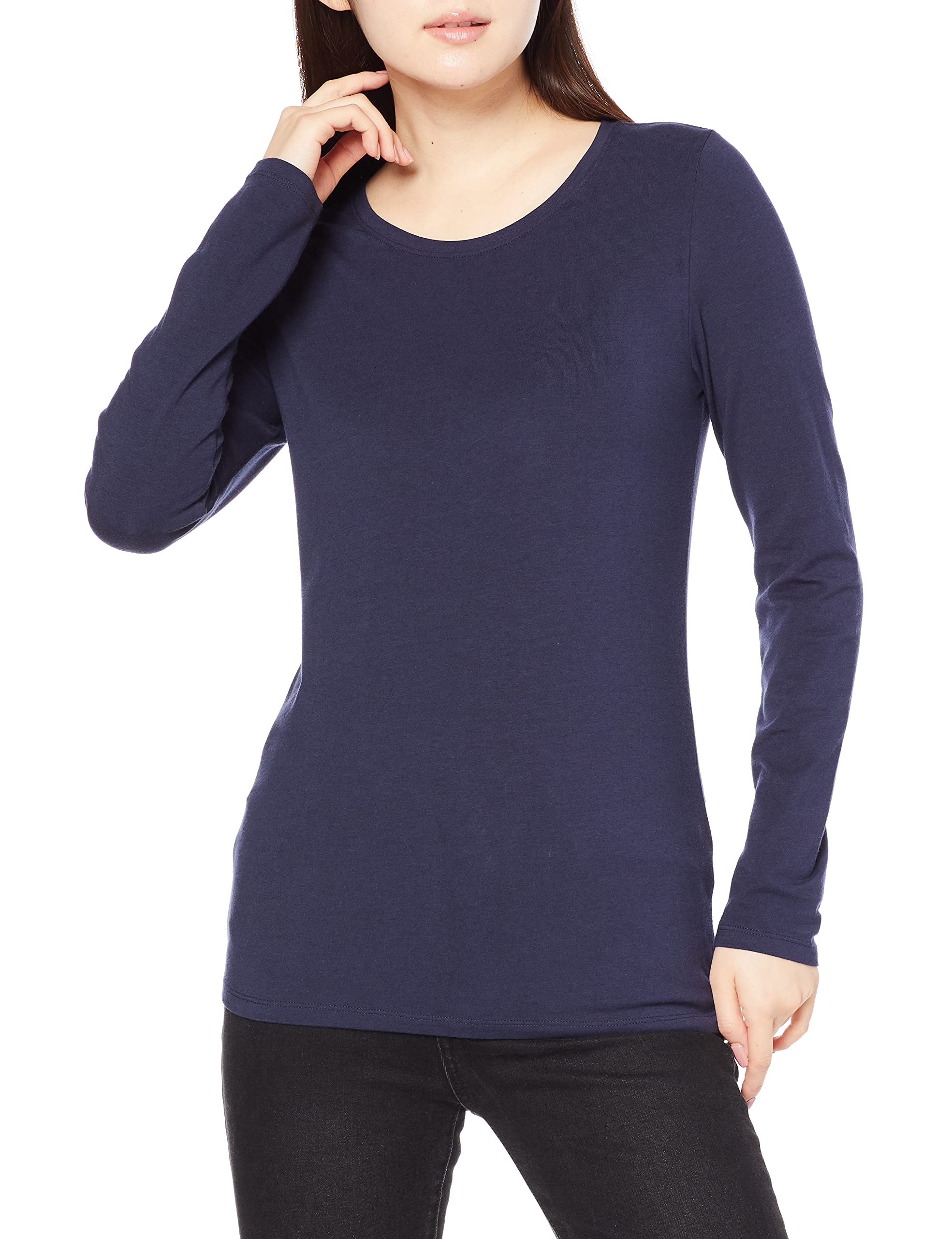 Amazon EssentialsWomen's Classic-Fit Long-Sleeve Crewneck T-Shirt (Available in Plus Size)