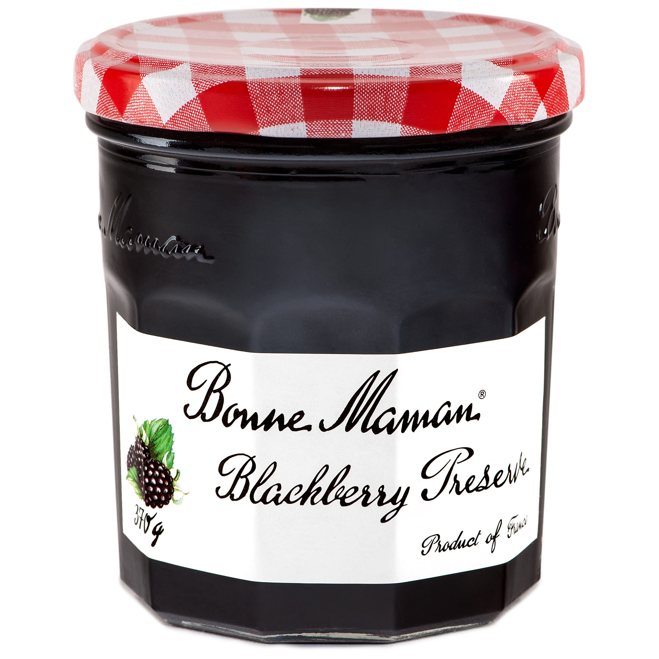 Bonne Maman Blackberry Preserve, Marmalade Fruit Jam, 13 oz ℮ 370 g