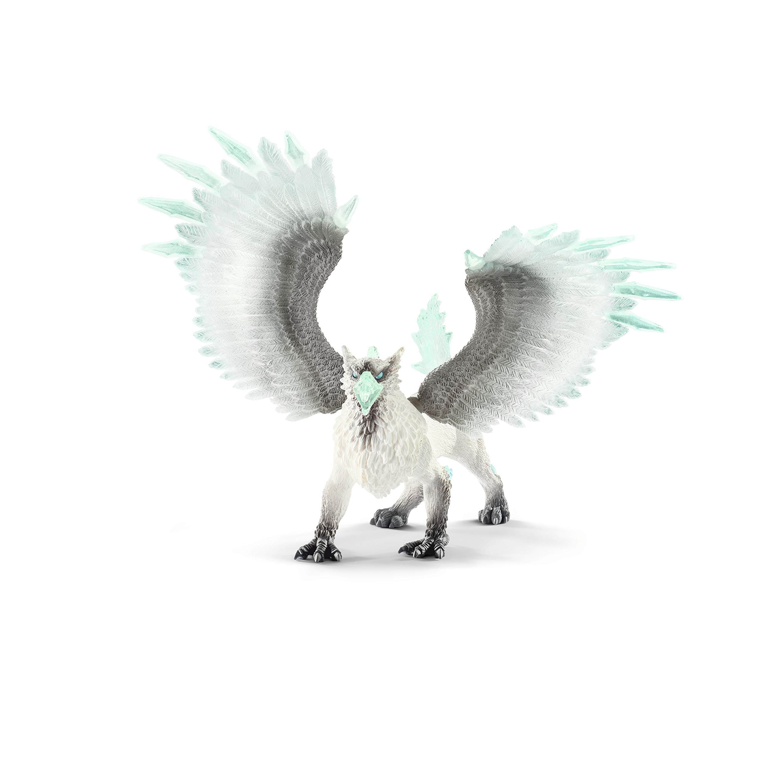 schleich Eldrador Creatures 70143 Eldrador Creatures Mythical Ice Griffin - Realistic Ice Griffin Monster - Fantasy Action Figure with Moveable Wings, Robust Eldrador Figurine ages 7+