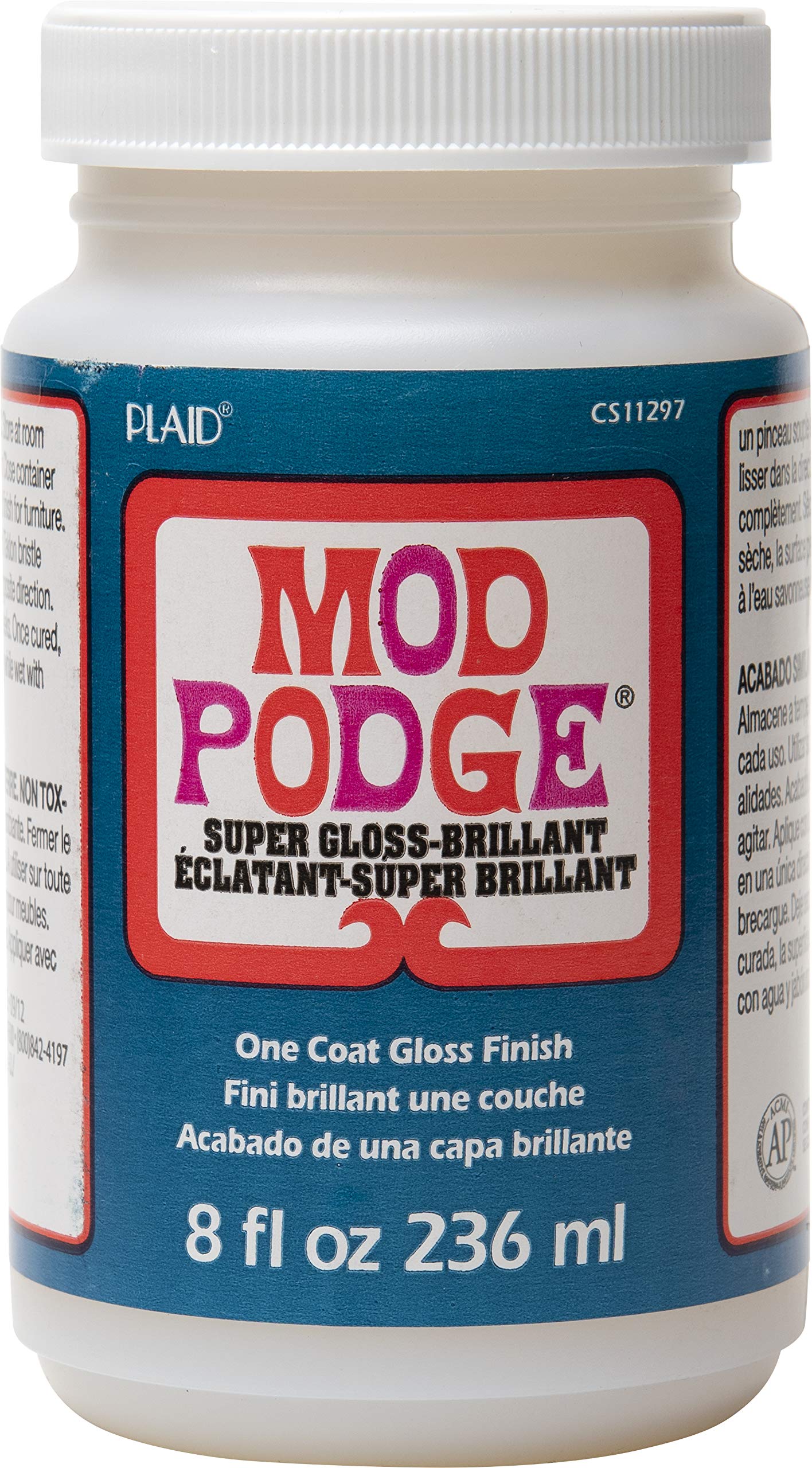 Mod PodgeSUPER GLOSS ,Clear,8 ounces,CS11297