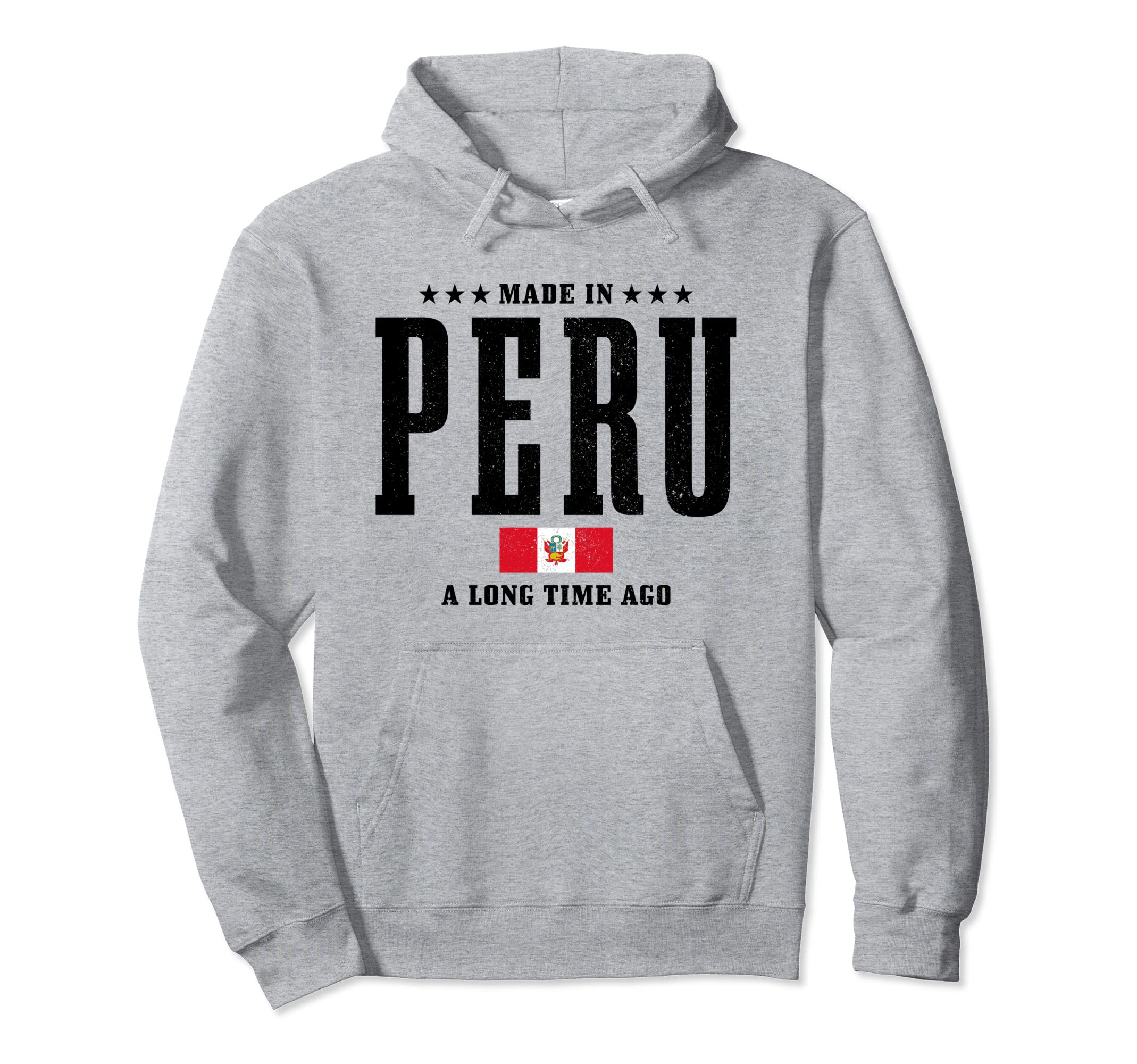 Peru Peruvian Flag Pullover Hoodie