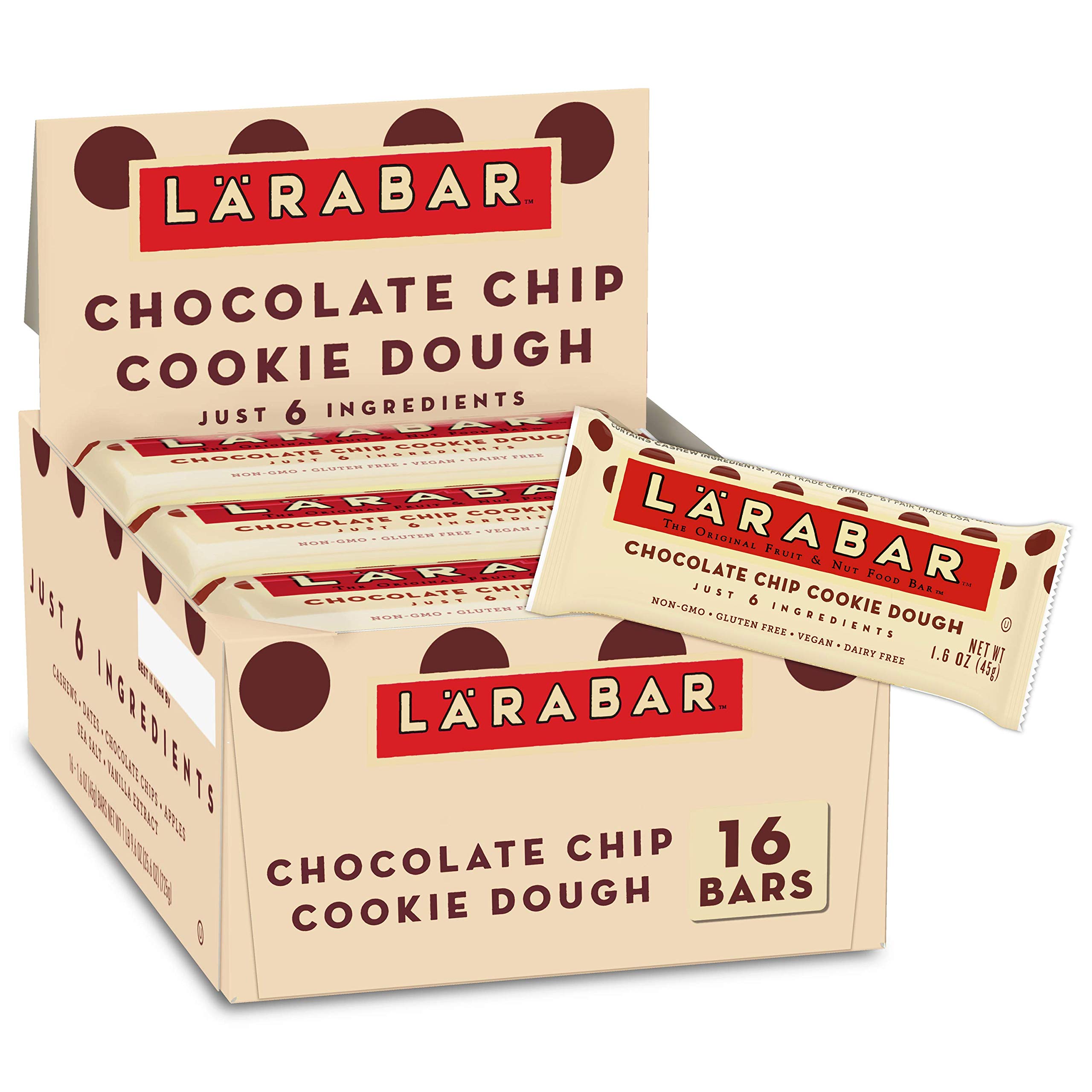 LarabarChocolate Chip Cookie Dough Box of 16