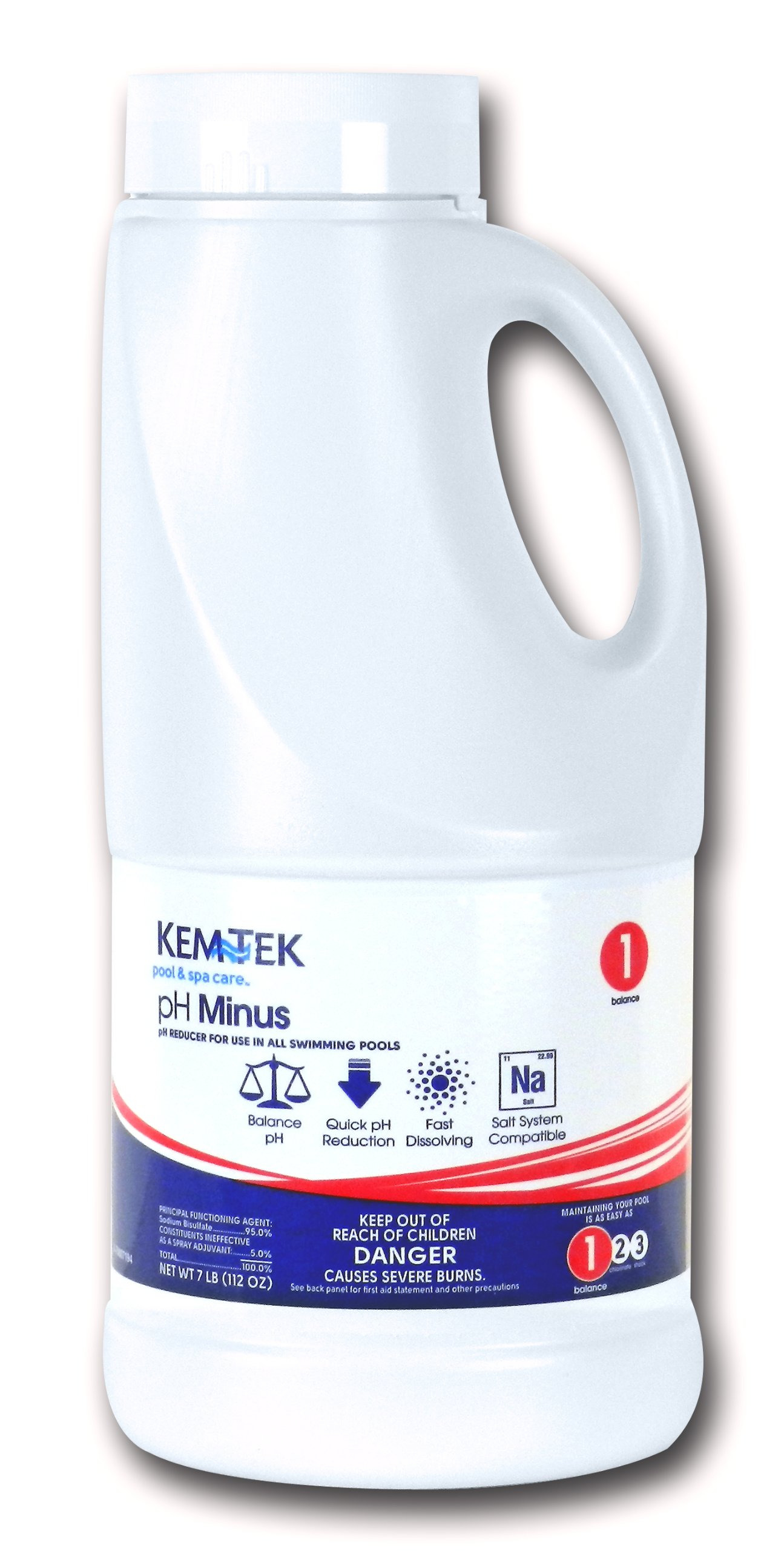 KTK-50-0010 pH Minus Pool and Spa Chemicals, 7 Pounds